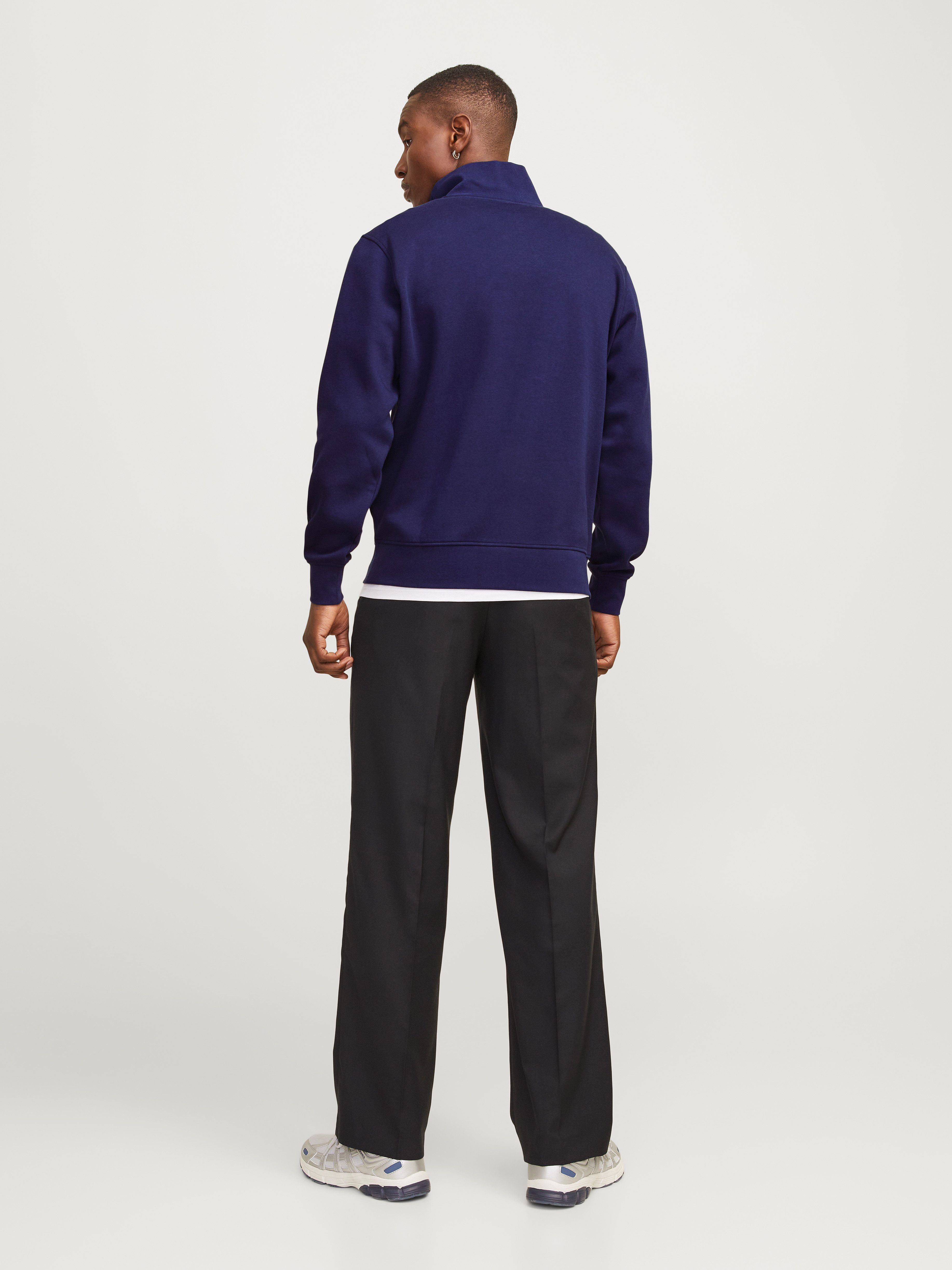 Jack & Jones Sweatshirt JORVESTERBRO SWEAT QUARTER ZIP HN NOOS