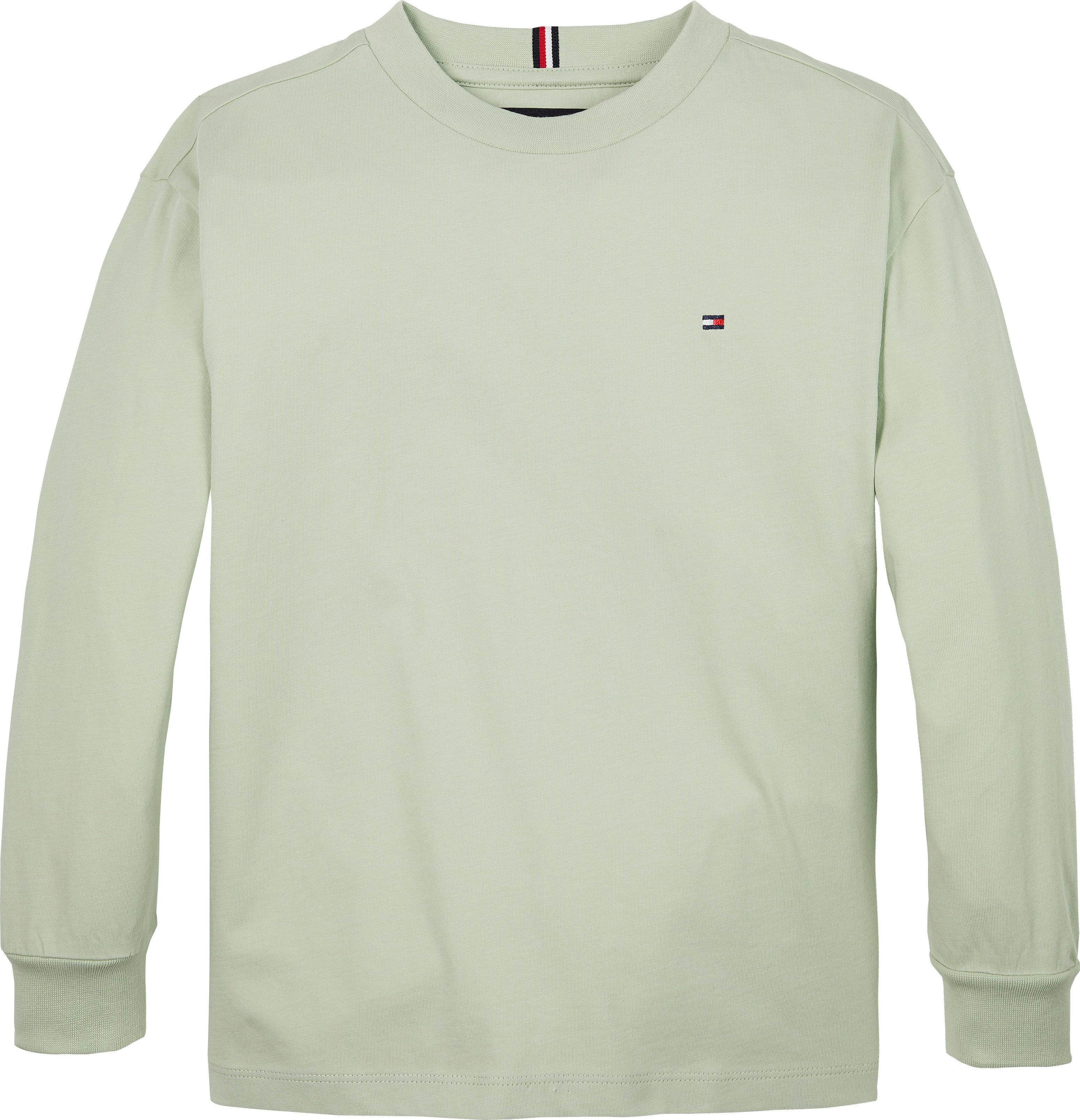 Tommy Hilfiger Shirt met lange mouwen ESSENTIAL T-SHIRT LS voor kinderen tot 16 jaar, merklogo