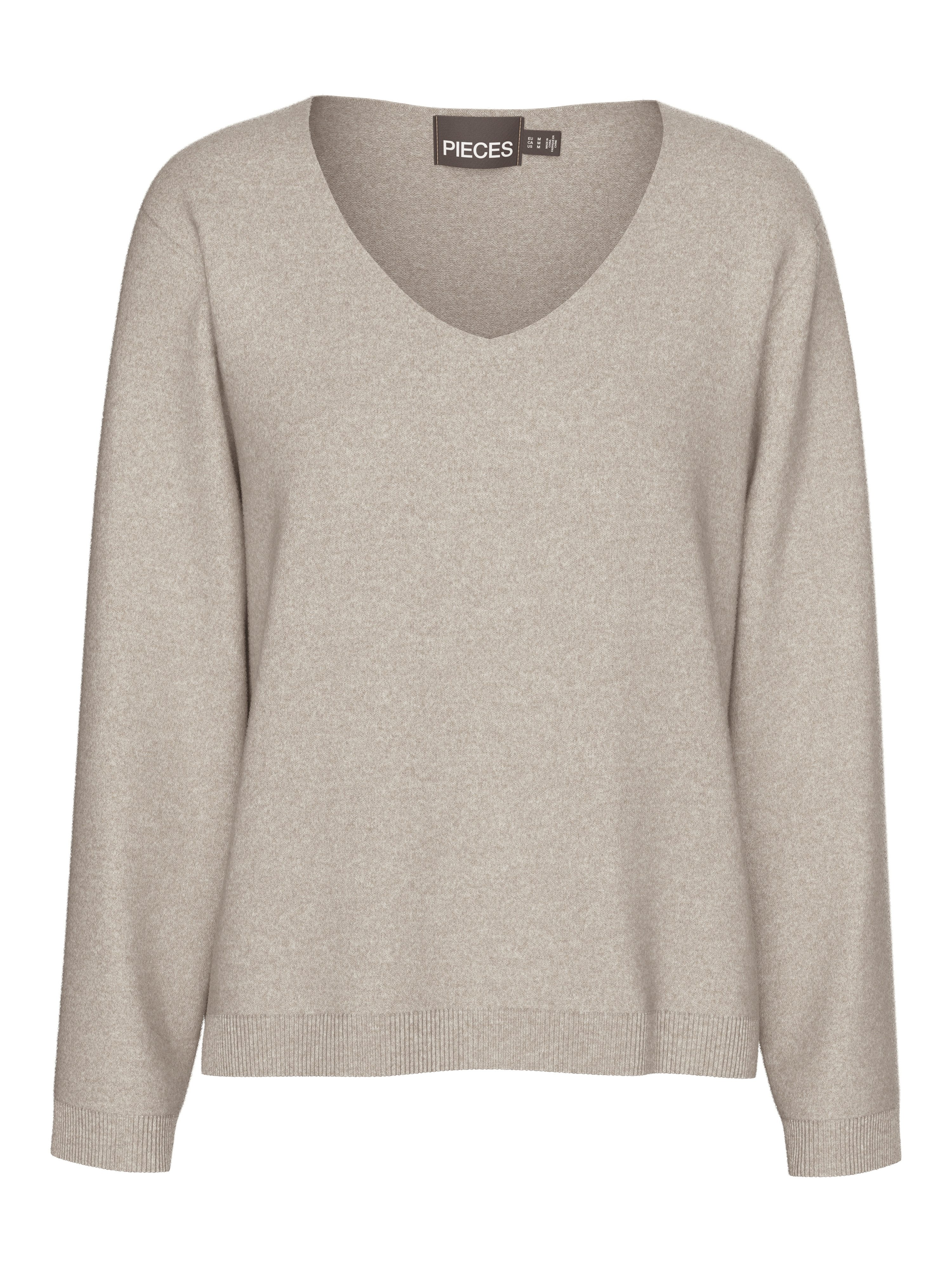 pieces Trui met V-hals PCBREE LS V-NECK KNIT NOOS BC