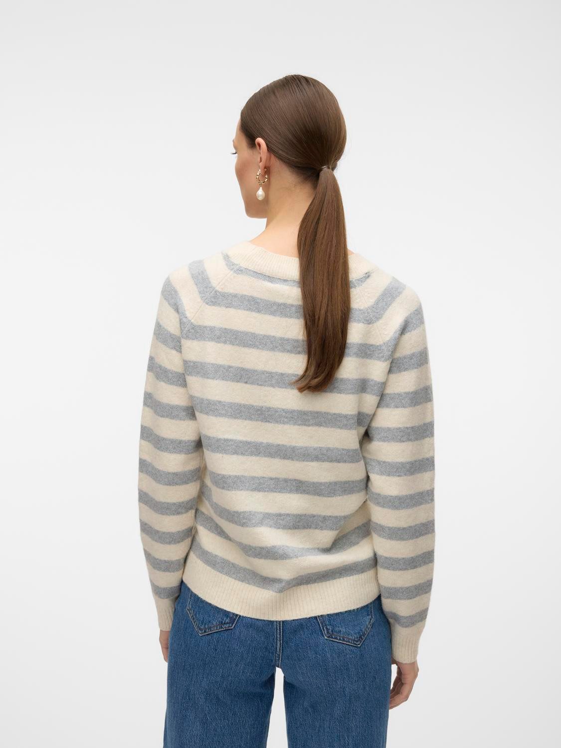 Vero Moda Trui met ronde hals VMDOFFY LS O-NECK BLOUSE GA NOOS