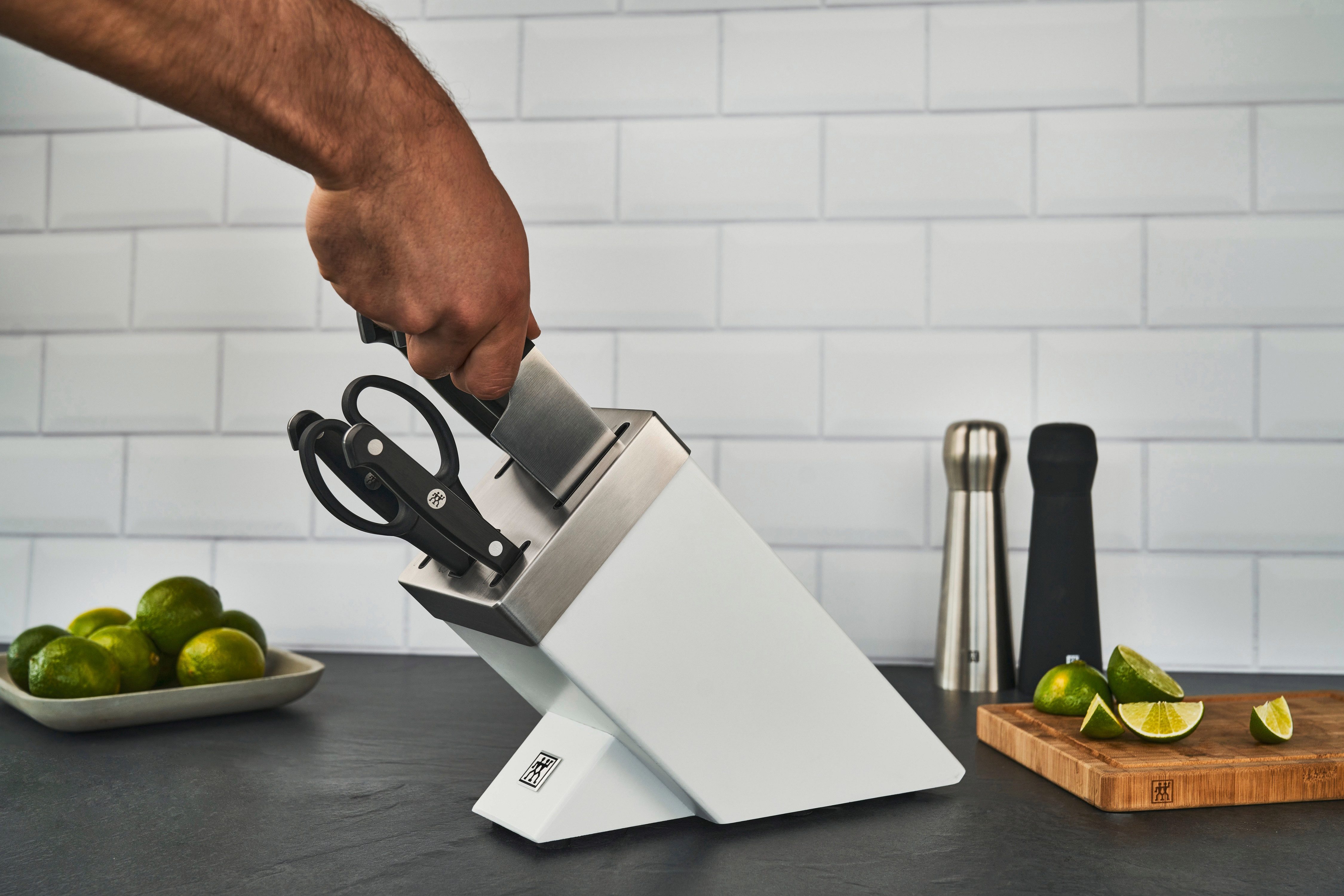 Zwilling Messenblok Gourmet zelfslijpend (set, 7-delig)