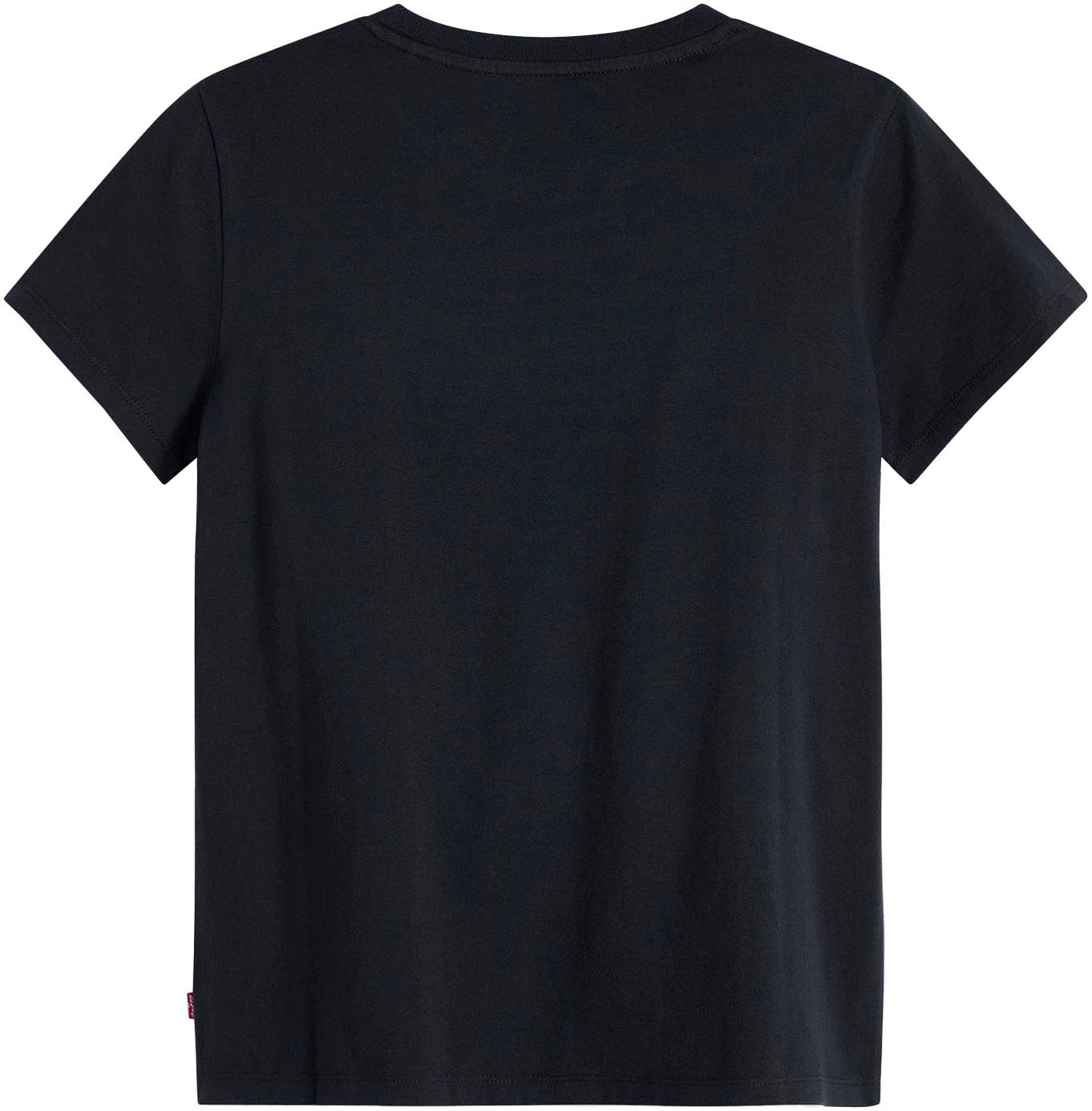 Levi's® Shirt met ronde hals The Perfect Tee met logo in metallic-holoprint