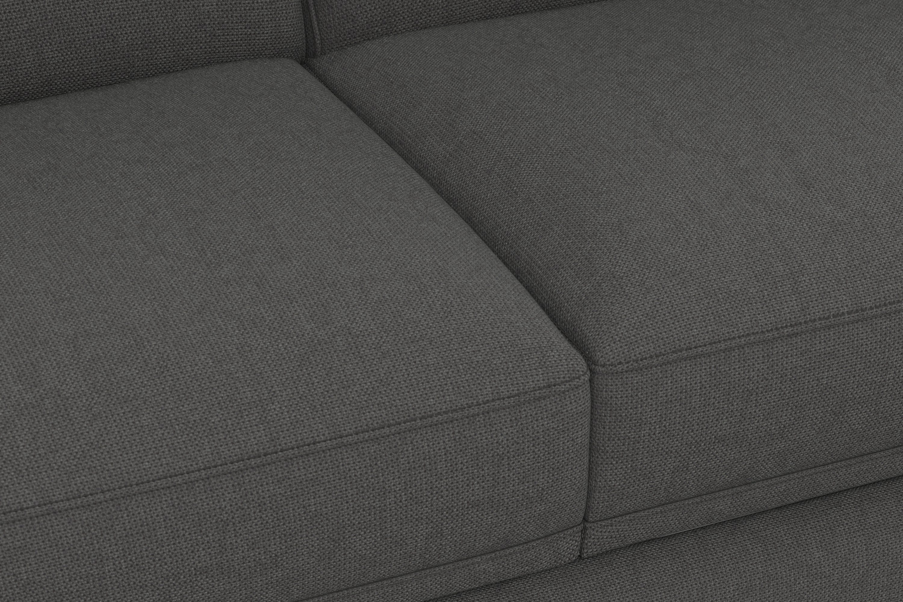 sit&more Zithoek Dundee U-vorm met binnenvering en massief houten poten, naar keuze met verstelbare hoofdsteun