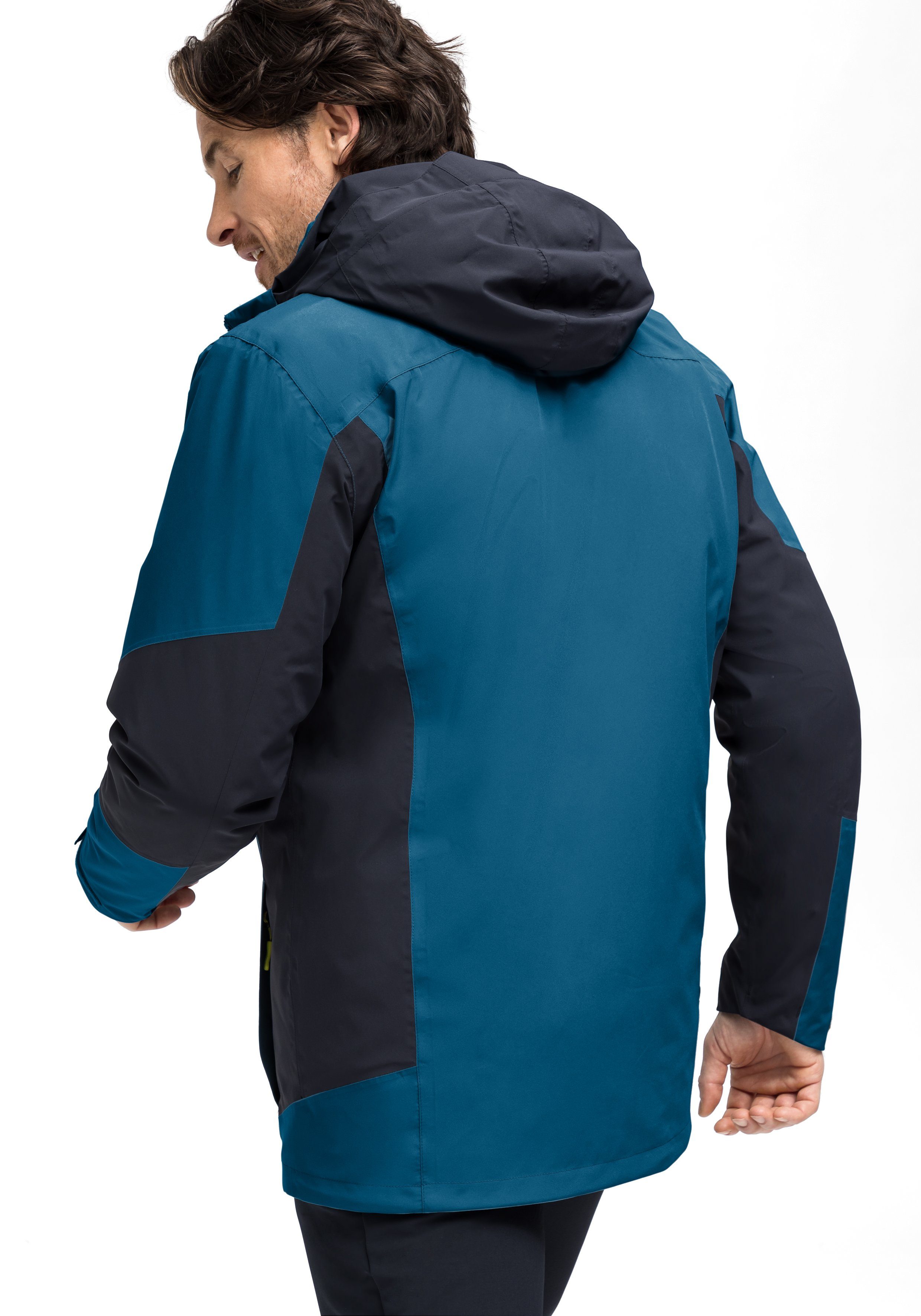 Maier Sports Functioneel 3-in-1-jack Ribut M functionele dubbele jas voor wandelingen en uitstapjes