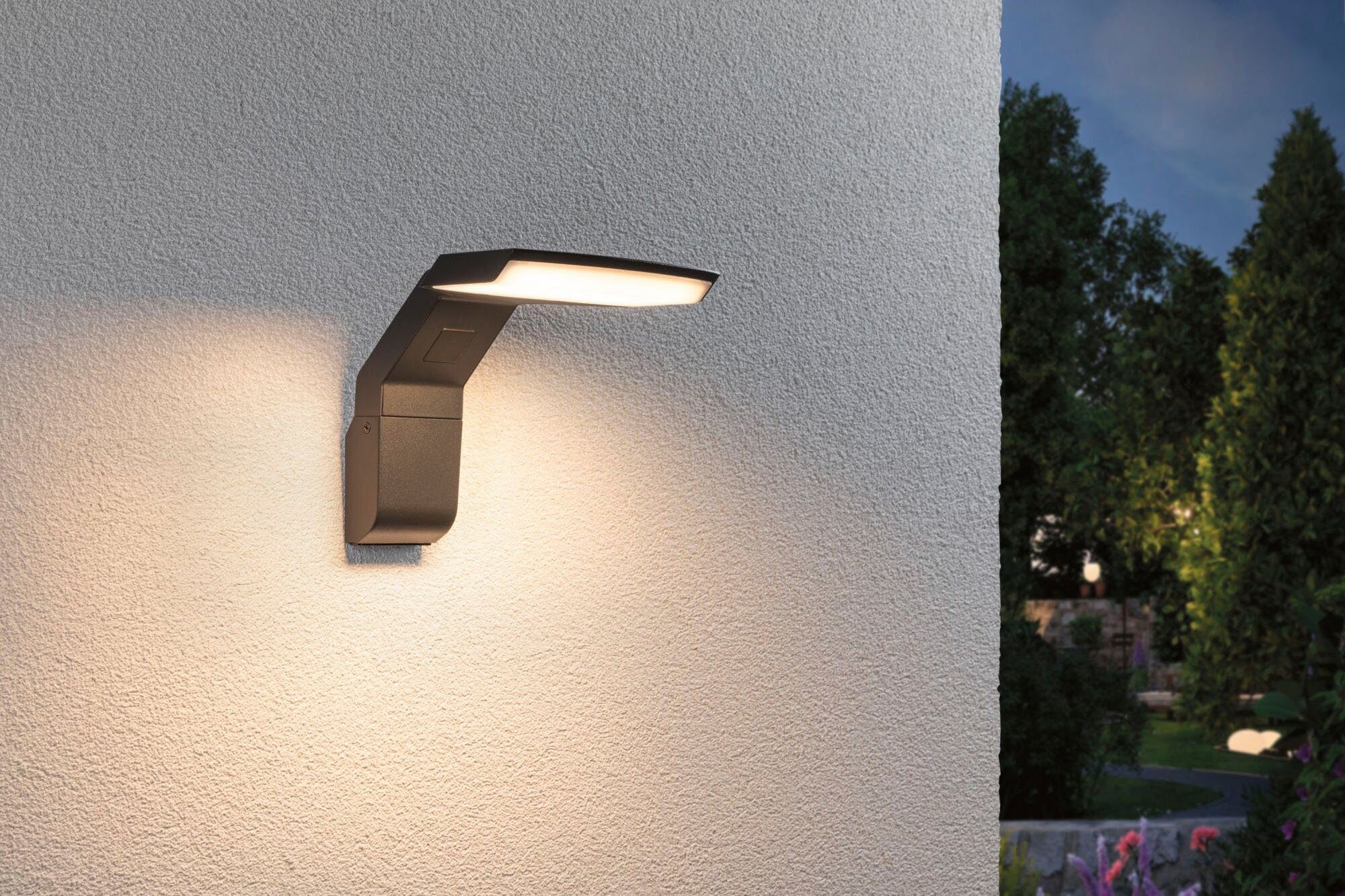 Paulmann Led-wandlamp voor buiten Zenera 230V 3000K Antraciet