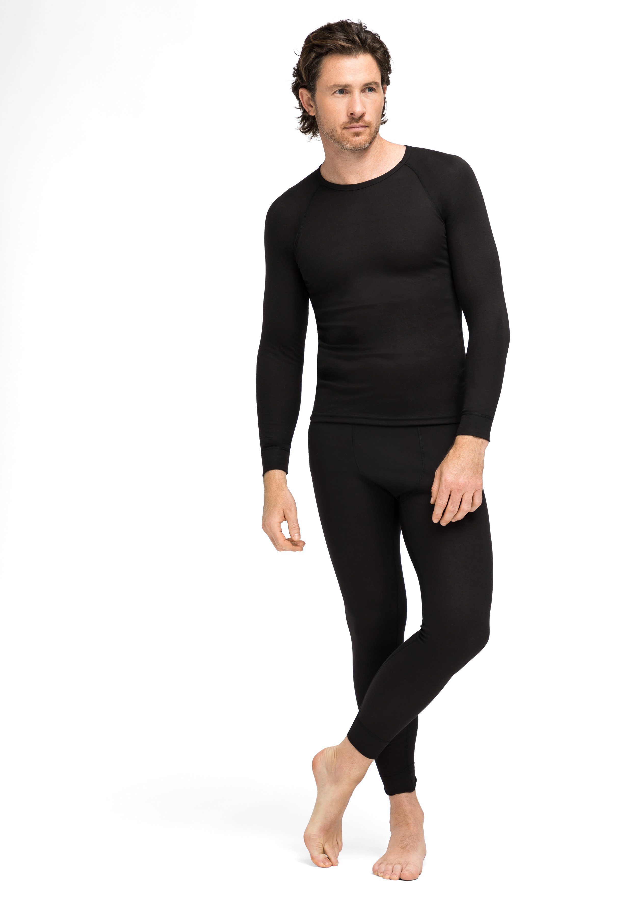 Maier Sports Shirt & broek Adrian Heren ski-ondergoedset, functionele onderkleding, lange onderbroek + onderhemd