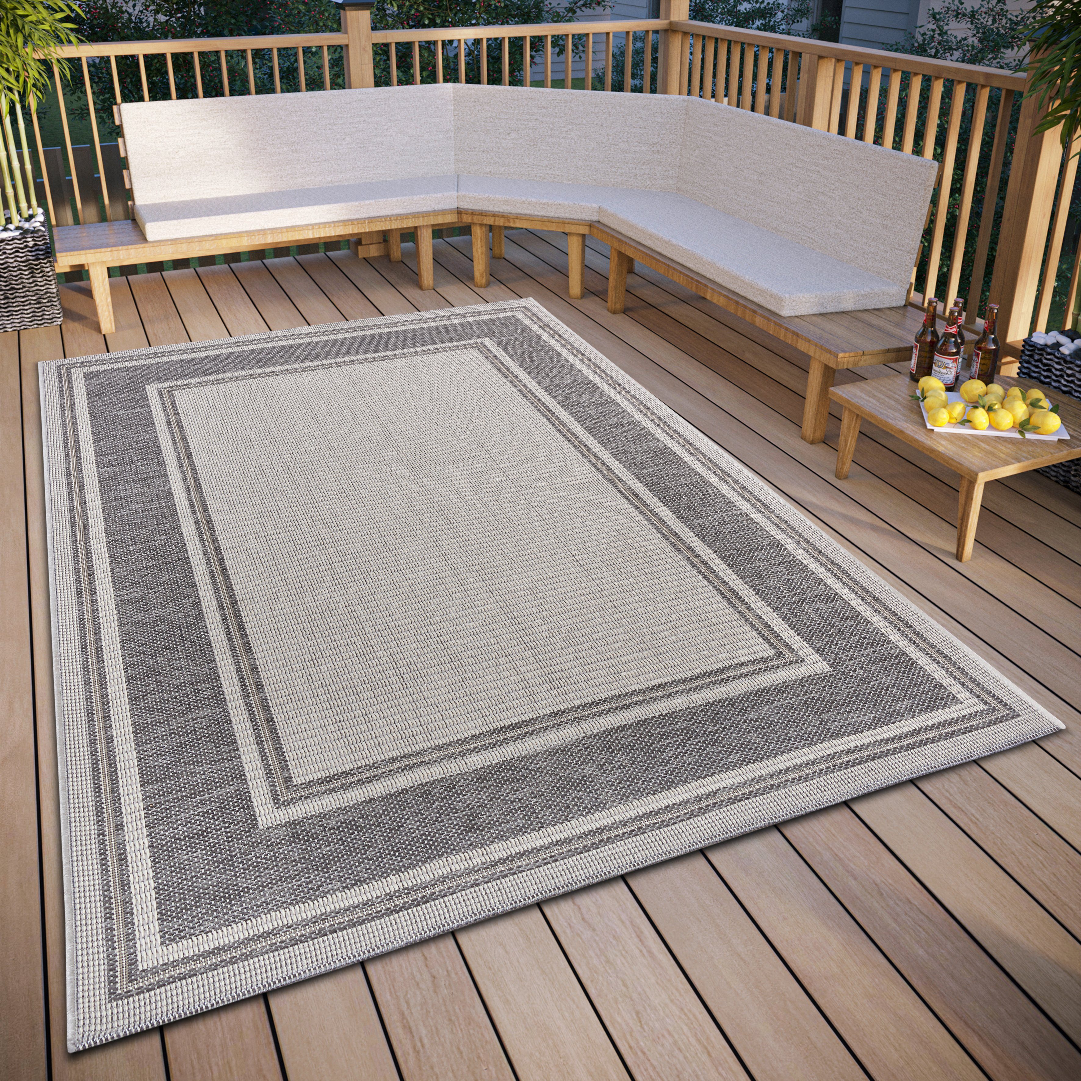 HANSE Home Vloerkleed Cast slijtvaste, onderhoudsvriendelijke, robuuste, binnen- en buitengebruik, weerbestendig