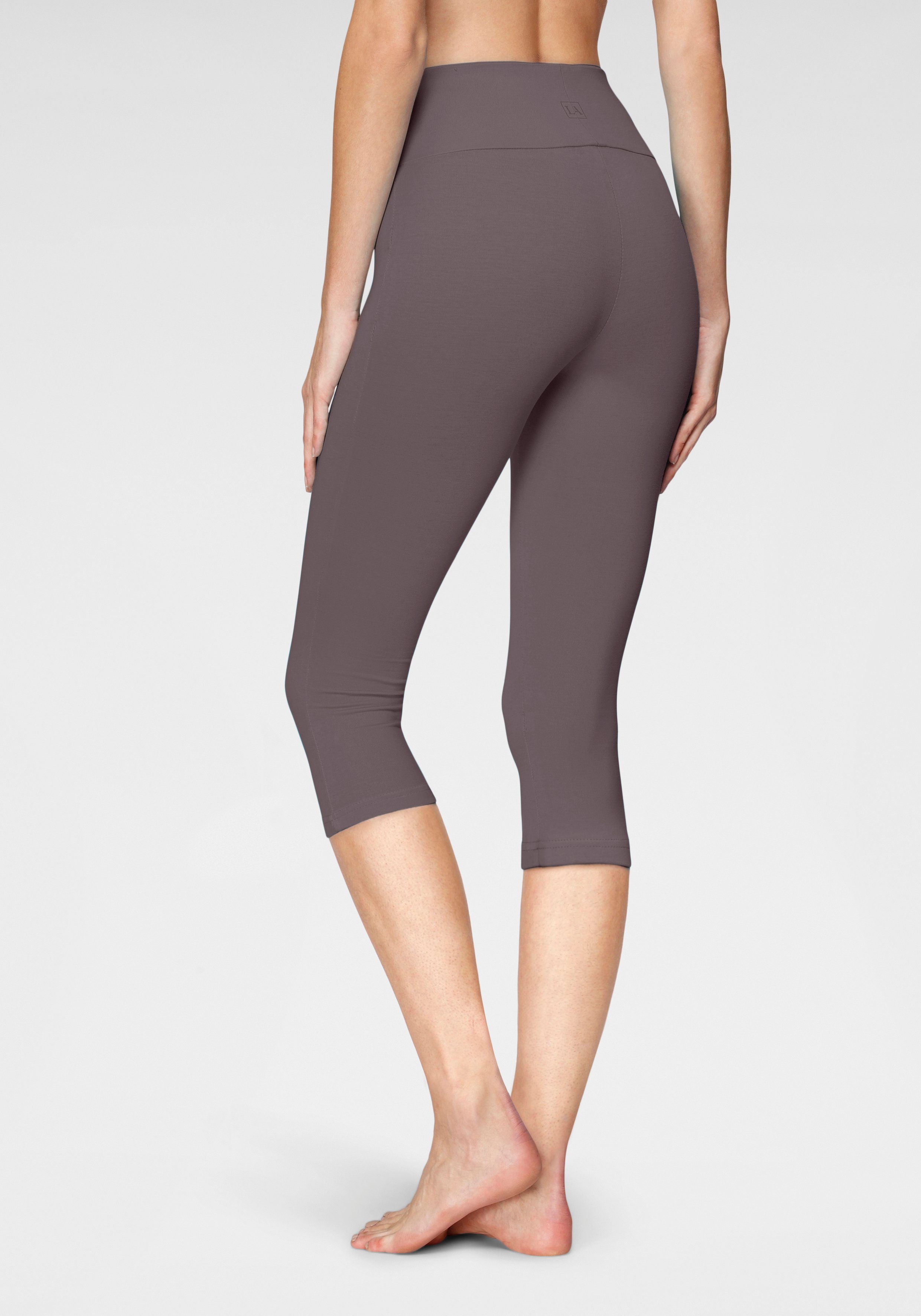 Lascana Caprilegging met brede, zachte boord