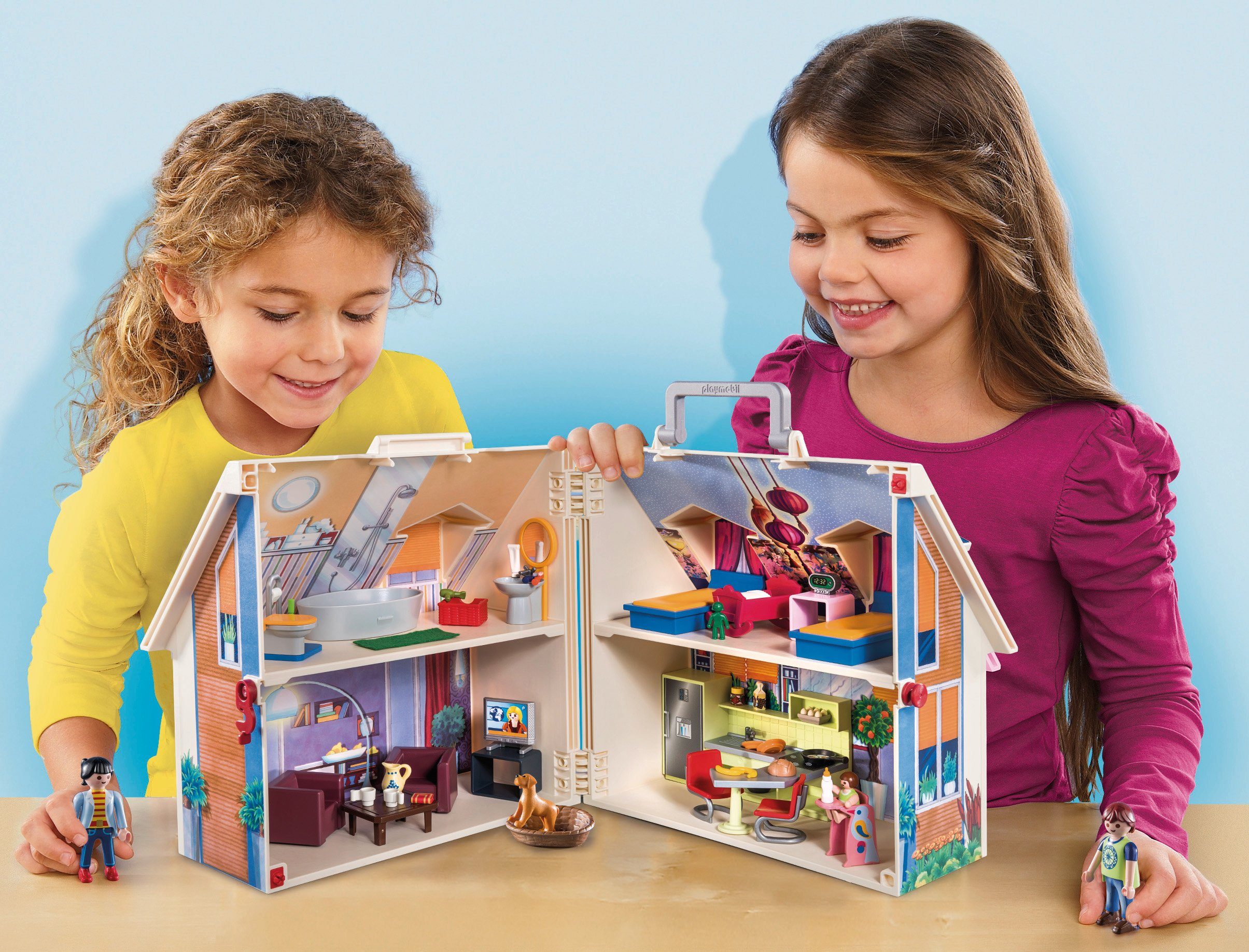 Playmobil® Constructie-speelset Meeneem poppenhuis (70985), Dollhouse (64-delig)