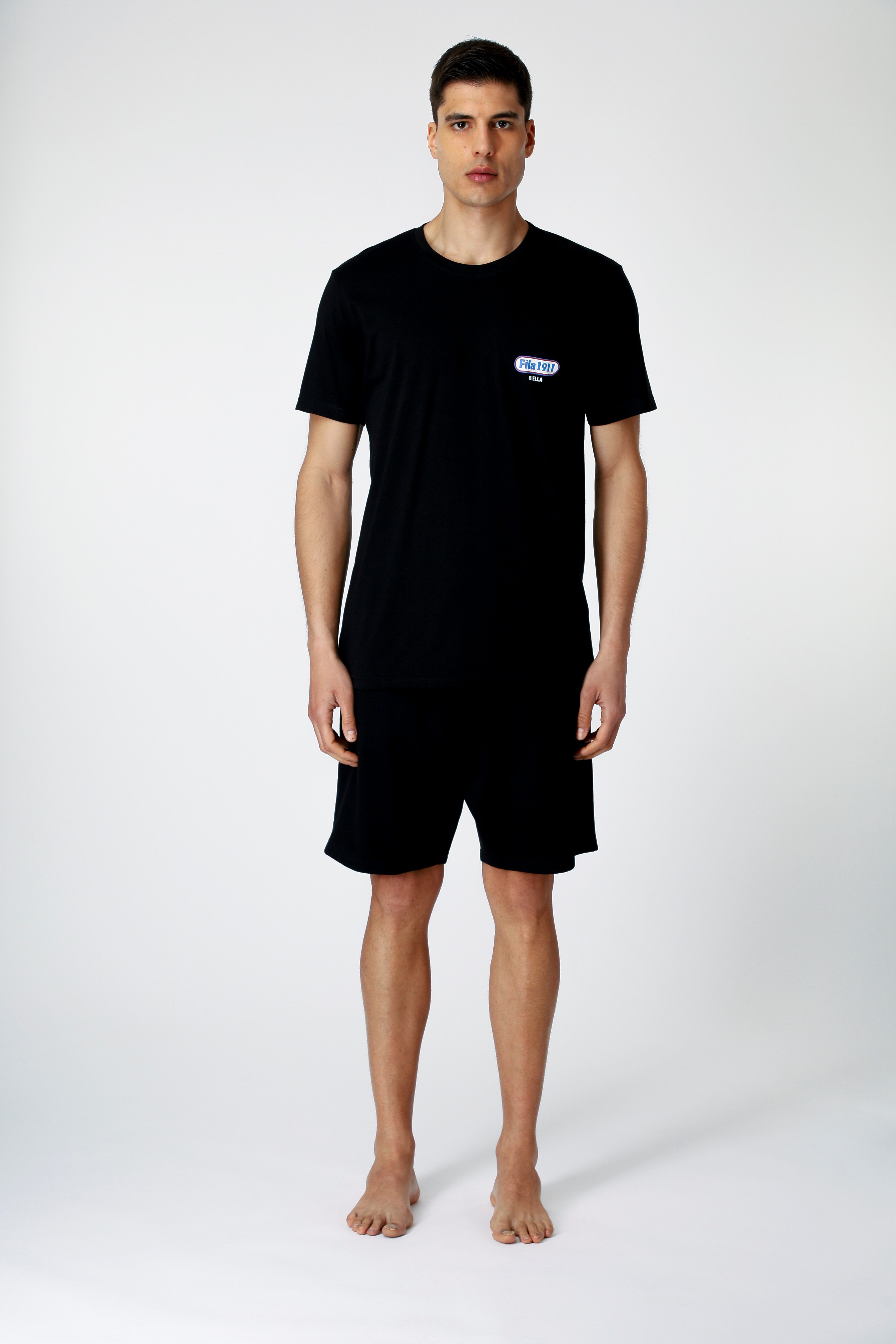 Fila Shortama MAN JERSEY TOP + FRENCH TERRY PANTS PYJAMAS (2-delig)