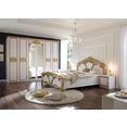 schlafkontor bed claudia in barokstijl wit