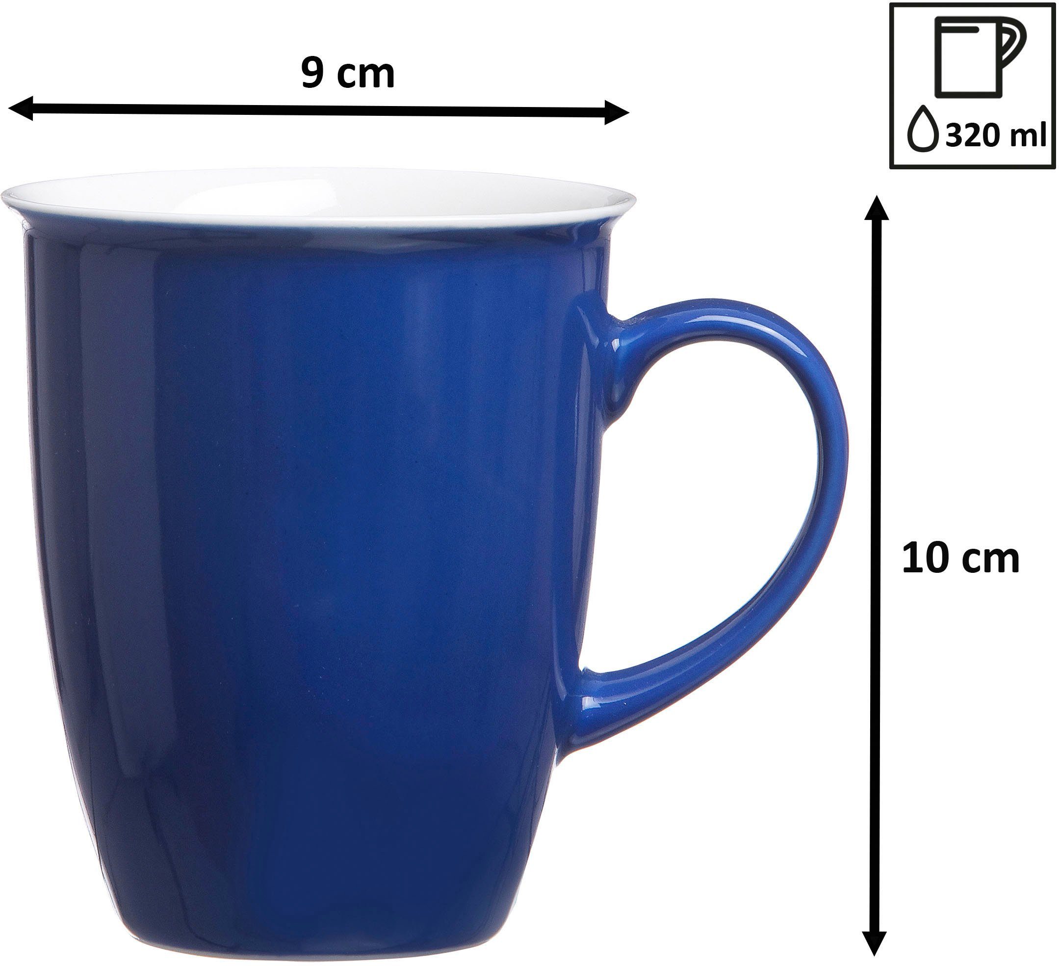 Ritzenhoff & Breker Beker Doppio (set, 4-delig)