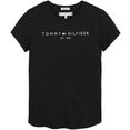 tommy hilfiger t-shirt essential tee s-s zwart