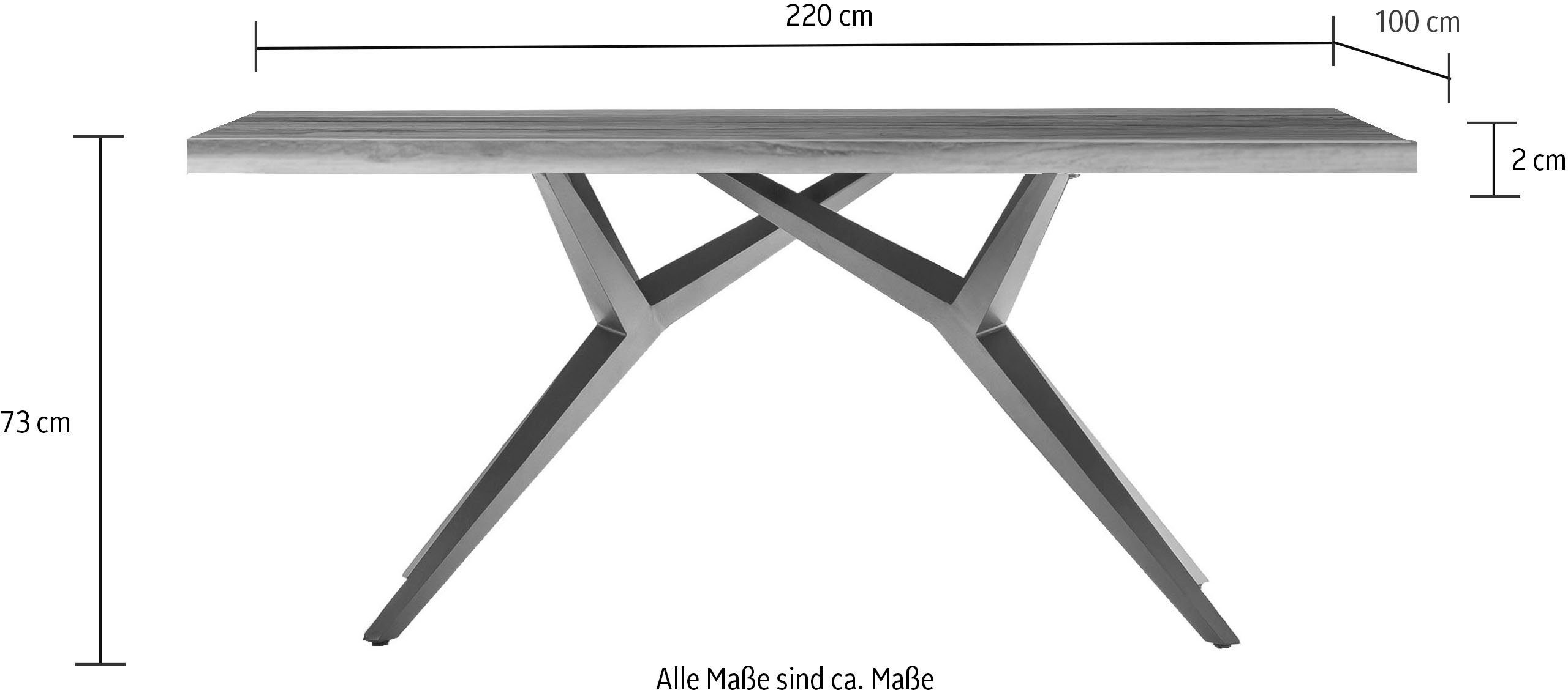 SIT Eettafel met rustiek oppervlak