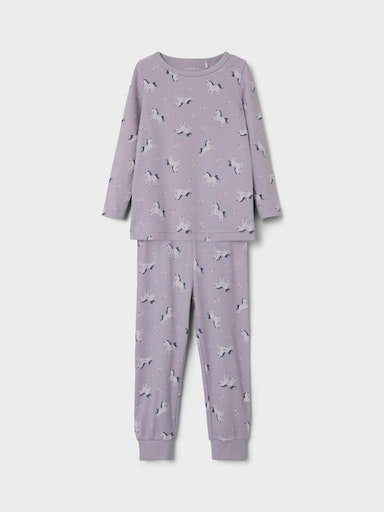 Name It Pyjama NMFNIGHTSET LAVENDER UNICORN RIB NOOS (set, 2-delig)