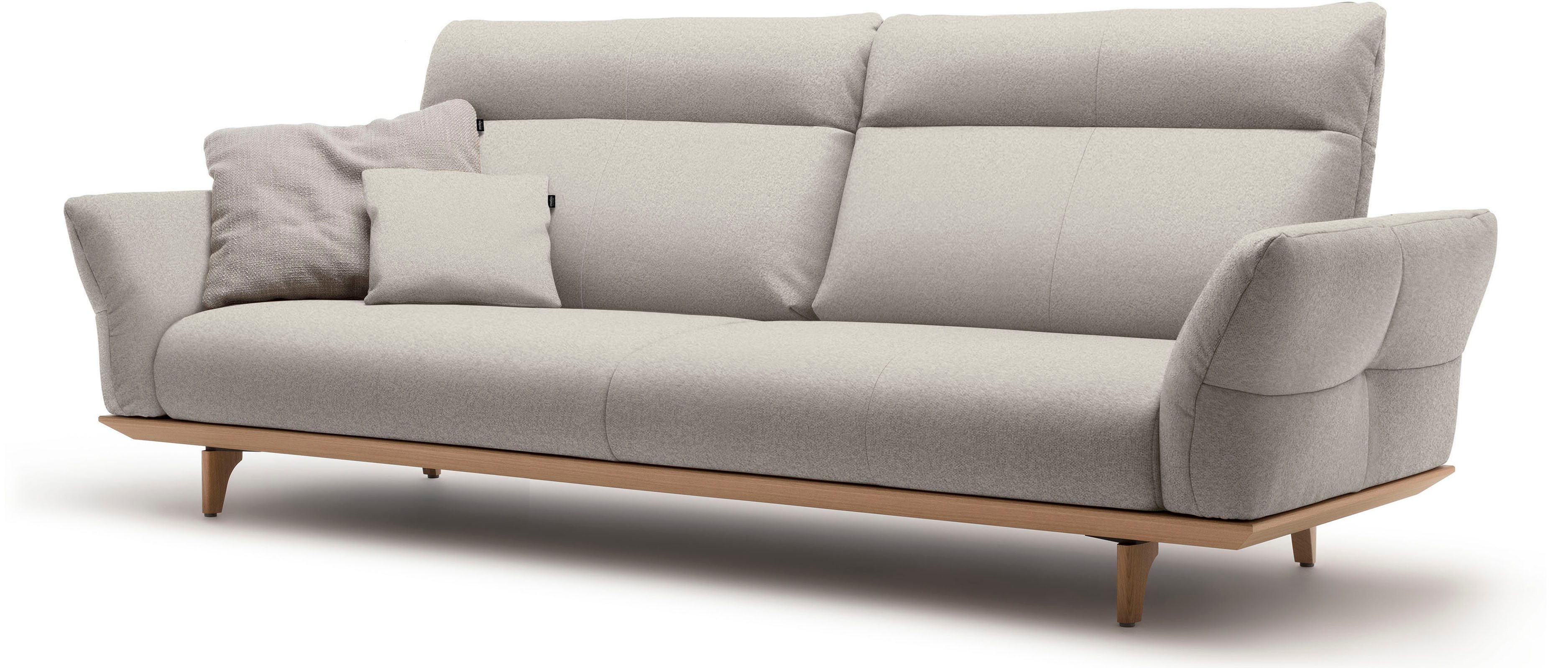 Creation BY ROLF BENZ 4-zitsbank Hs.460 Onderstel in eiken, poten in natuurlijk eiken, breedte 248 cm