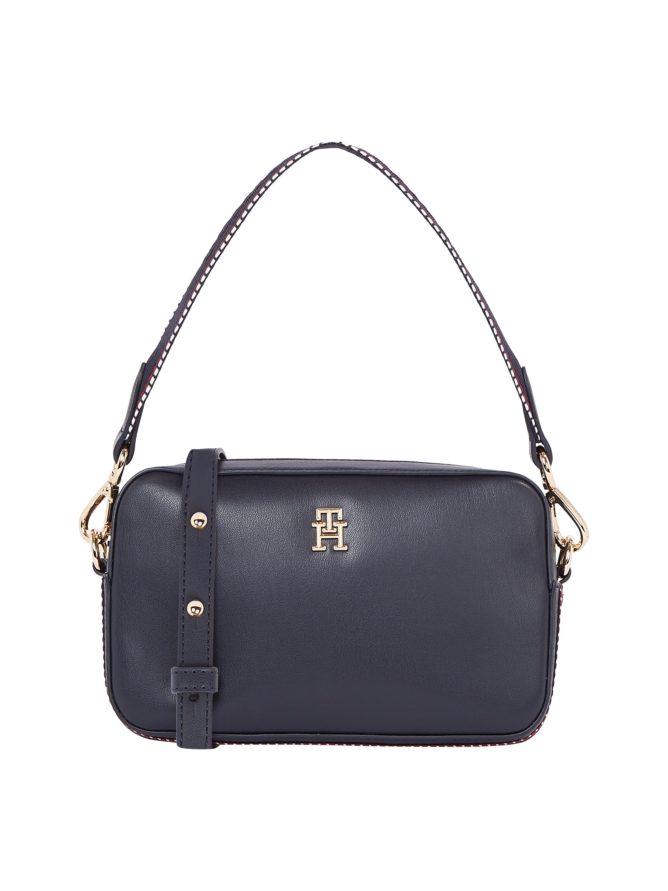 Tommy Hilfiger Schoudertas TH DISTINCT CAMERA BAG CORP dames handtas, schoudertas, mini tas met th-label