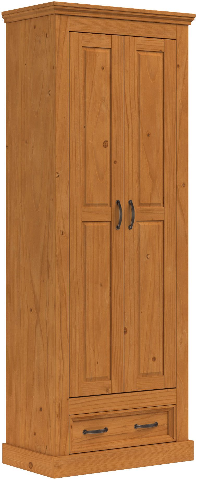 Home affaire Kledingkast Selma met 1 plank en uittrekbare kledingstang, breedte 70 cm