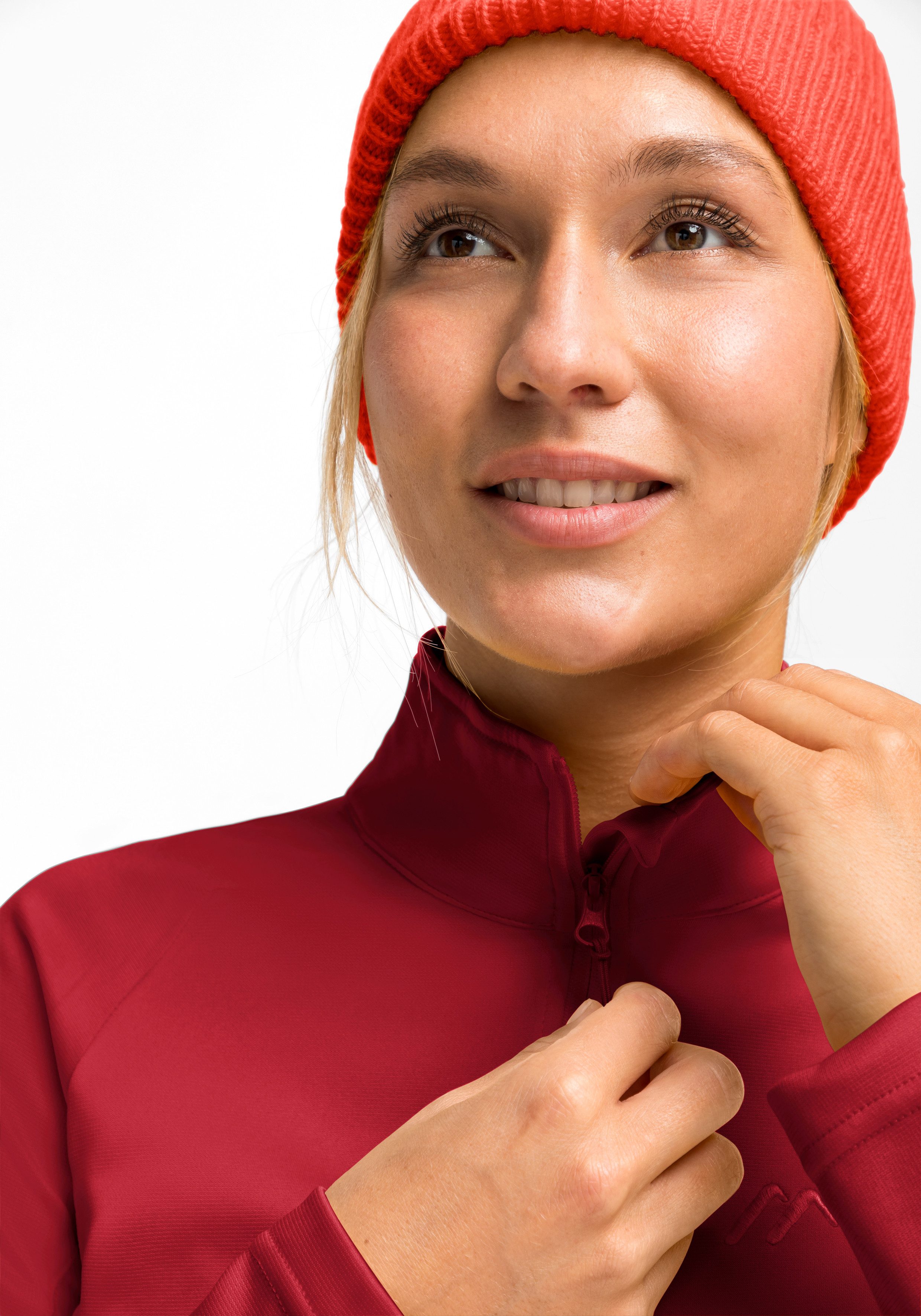Maier Sports Fleecetrui EVA Dames fleece functionele midlayer half-zip regular fit