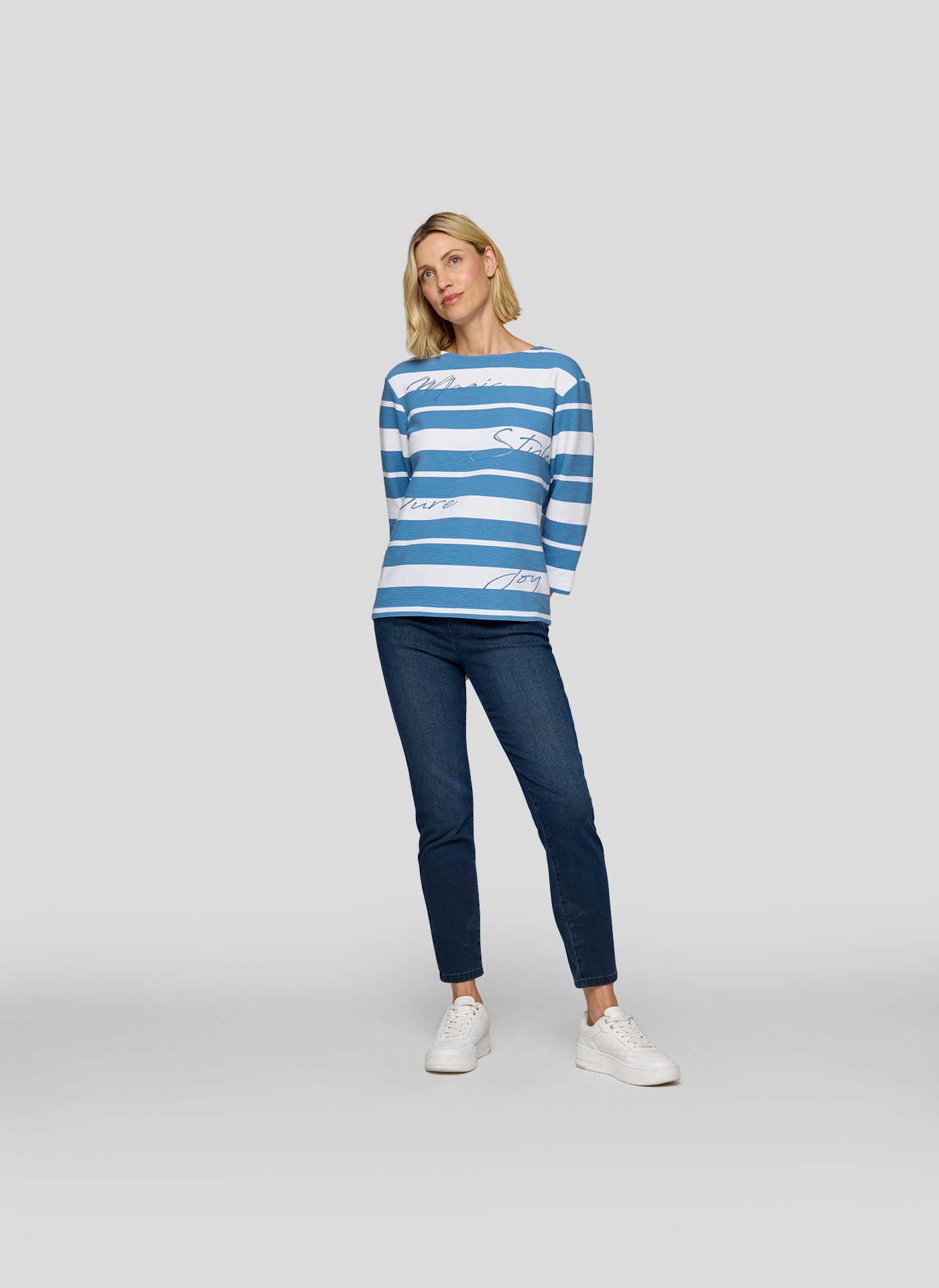 Rabe Shirt met 3/4 mouwen