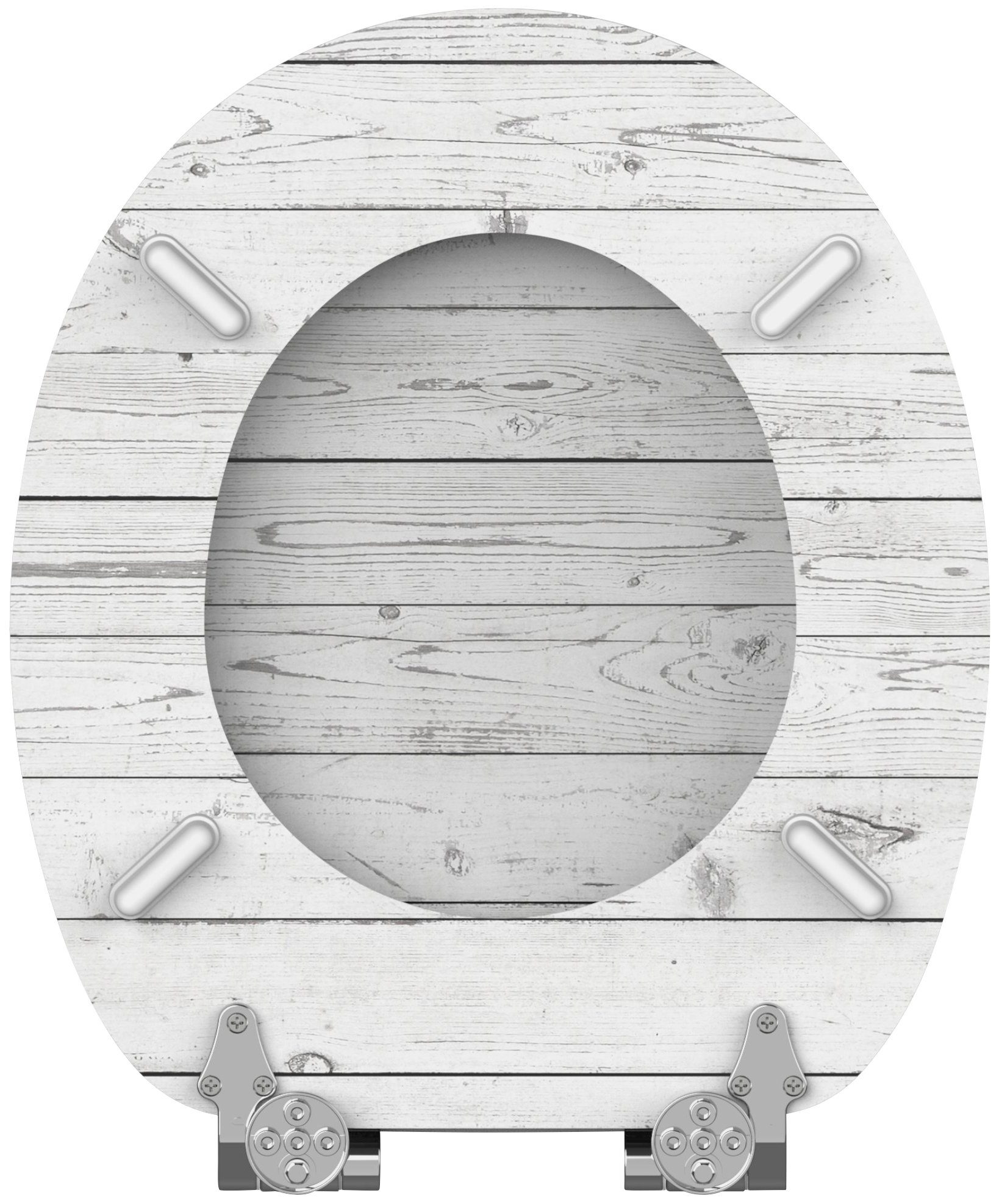 Sanilo Toiletzitting Timber met soft-closemechanisme