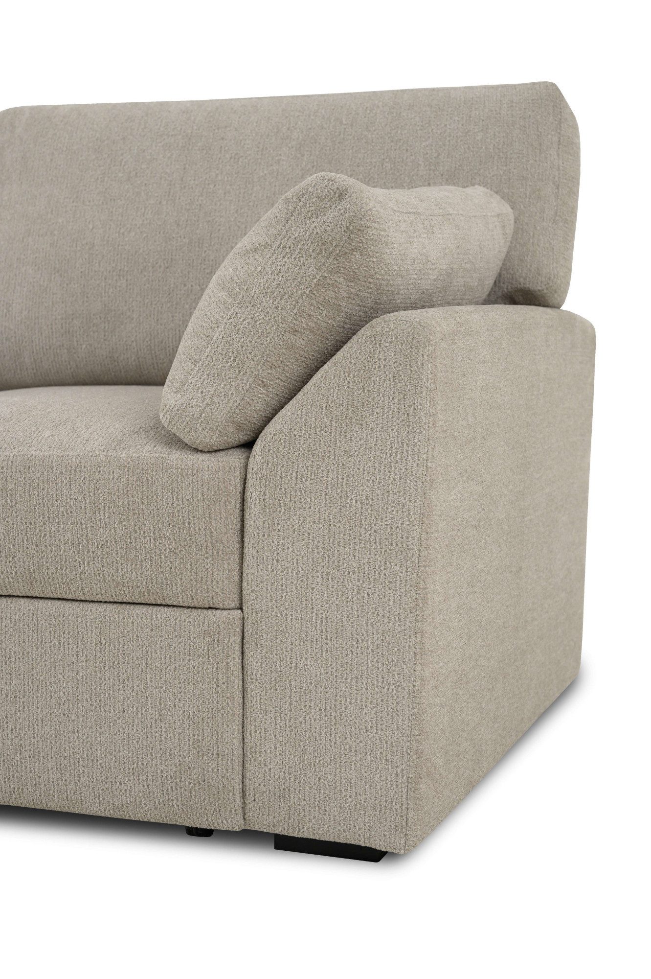 Home affaire Hoekbank Citry Breedte 242 cm, chenille, bedfunctie, bedlade, L-vorm (304-delig)