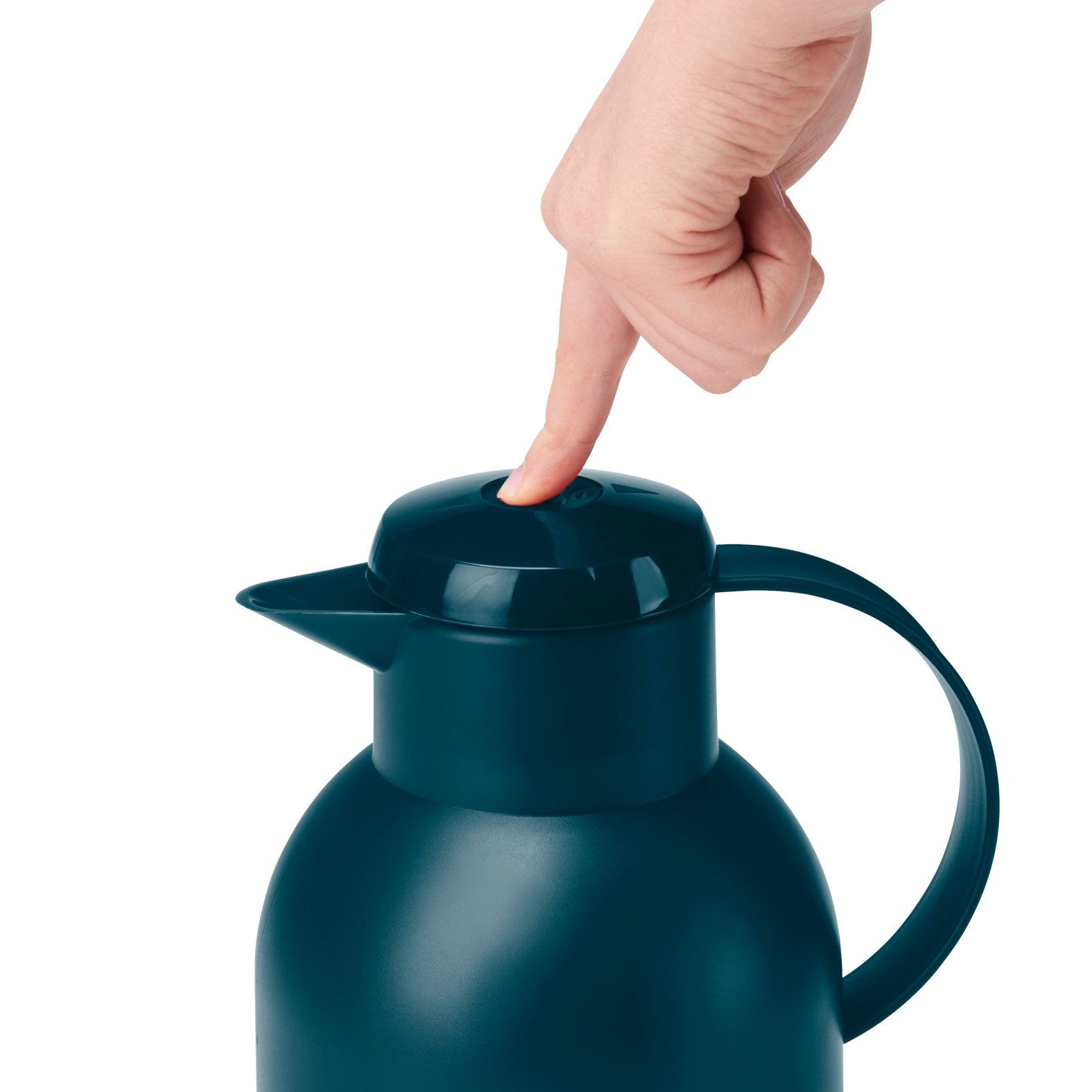 Emsa Thermoskan Samba XXL-model, tijdloos design, eenvoudige drukknop, 24u koud, 12u warm