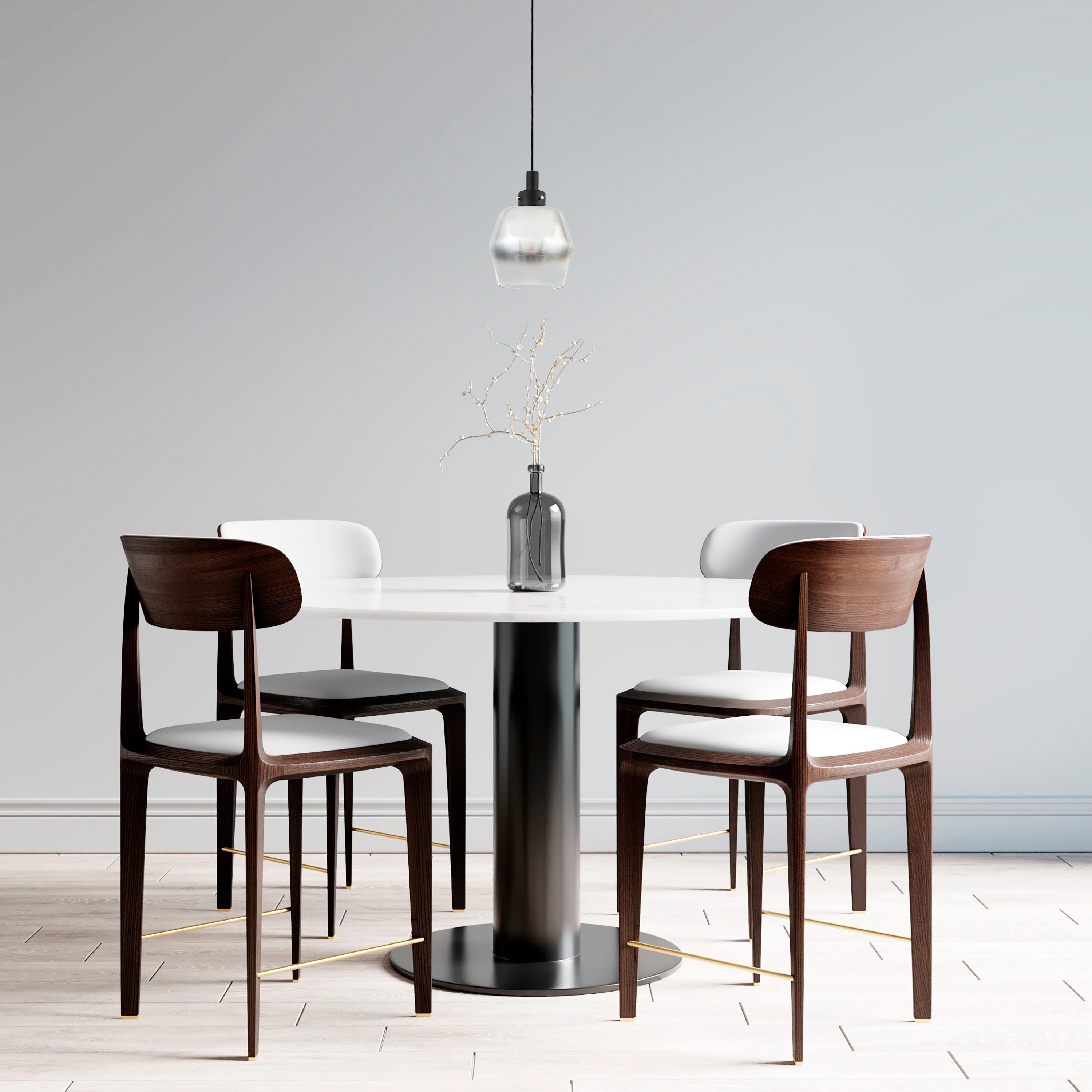 Paco Home Hanglamp DANA Pendellamp woonkamer glas eetkamer modern industrieel bar E27