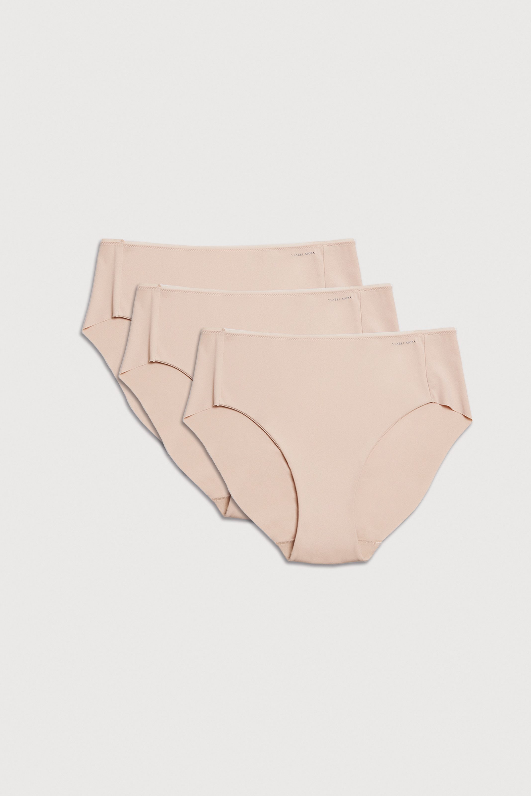 YSABEL MORA Shapingslip uit versterkt materiaal en met bedekte pasvorm (Set van 3)