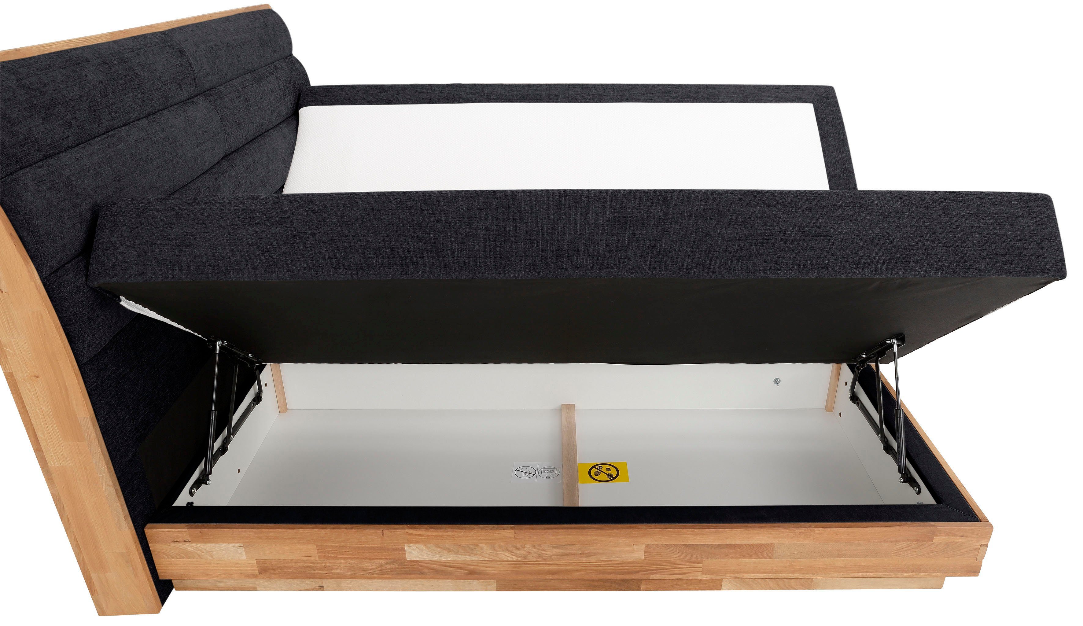 OTTO products Boxspring JENNA zonder ledverlichting, met gecertificeerde, gerecyclede overtrekstoffen