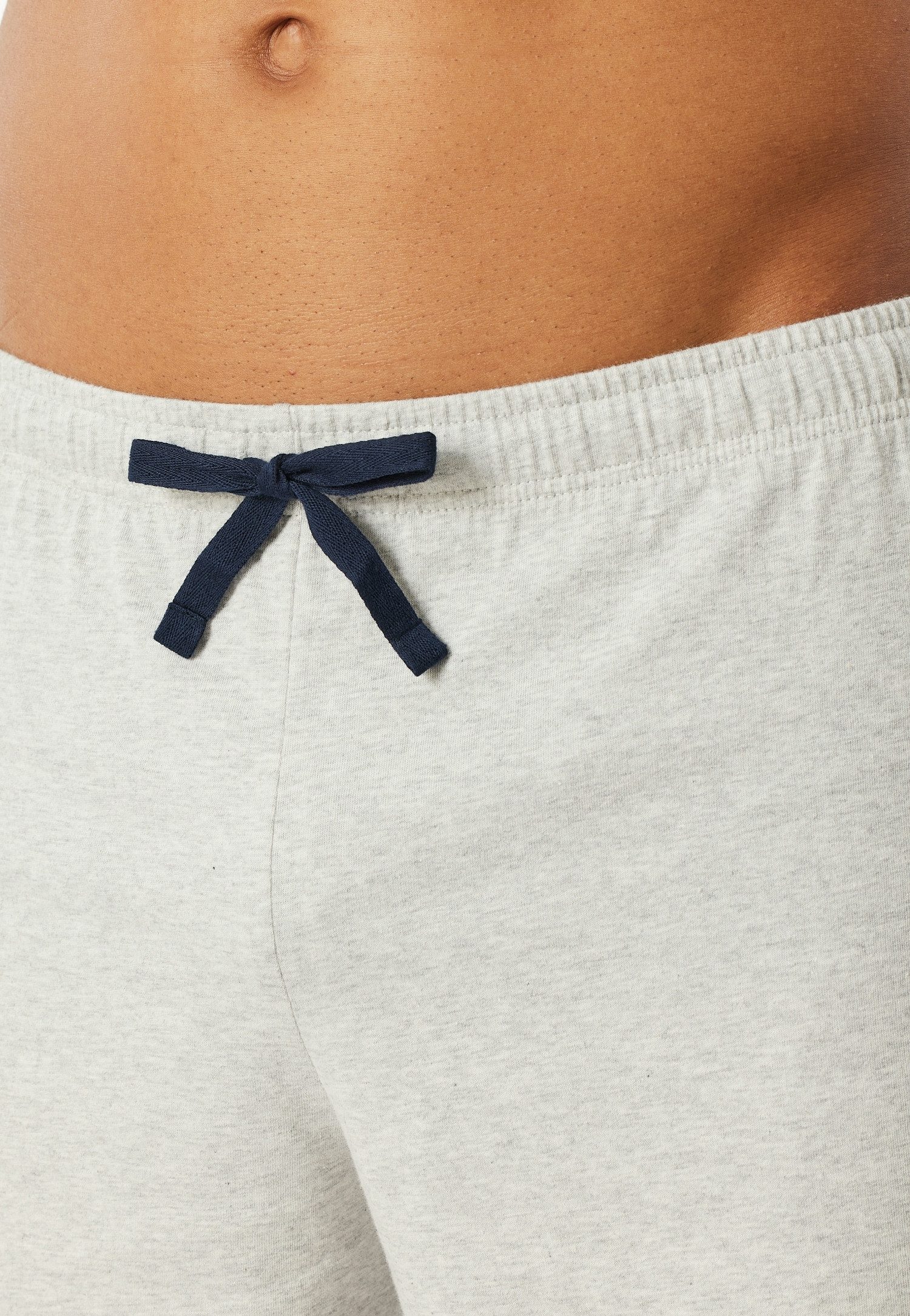 Schiesser Shortama Casual Nightwear Shirt met V-hals en geplaatste strepen (2-delig)