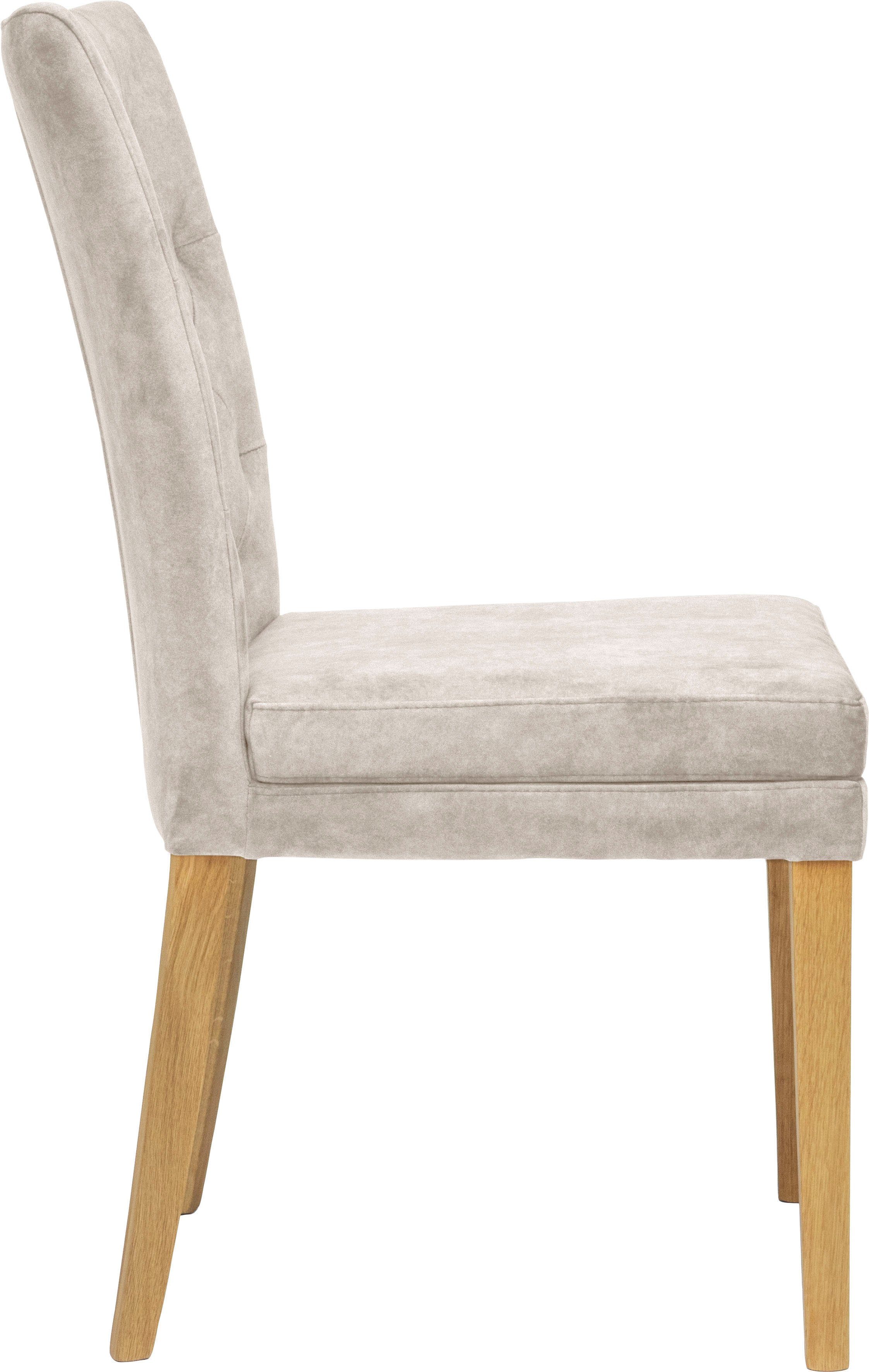 Home affaire Eetkamerstoel Colorado BESTSELLER Polsterstoel Poten in eiken of noten. In set van 2, 4 of 6