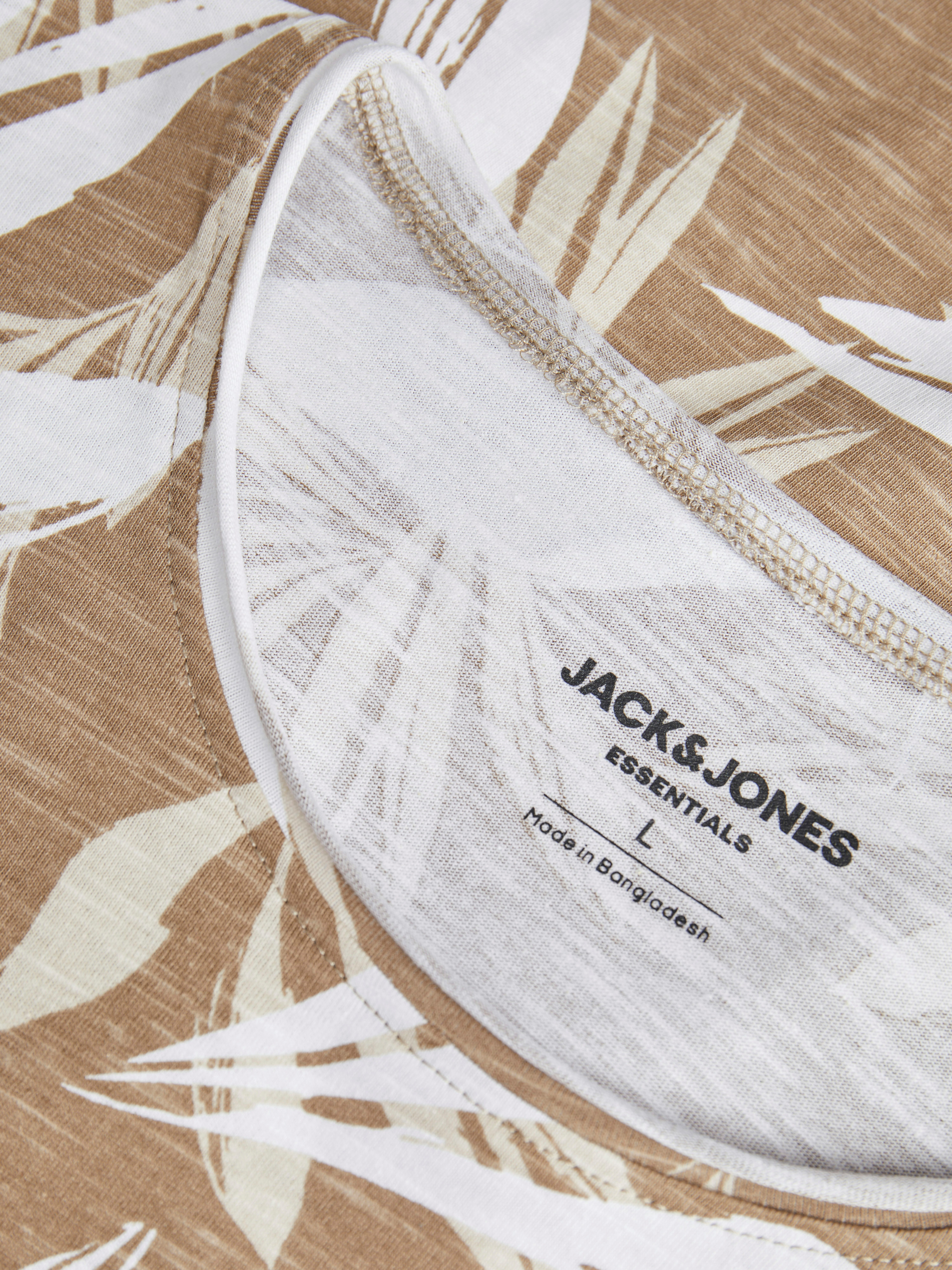 Jack & Jones Shirt met ronde hals JJEBRYAN AOP TEE S/S O-NECK NOOS