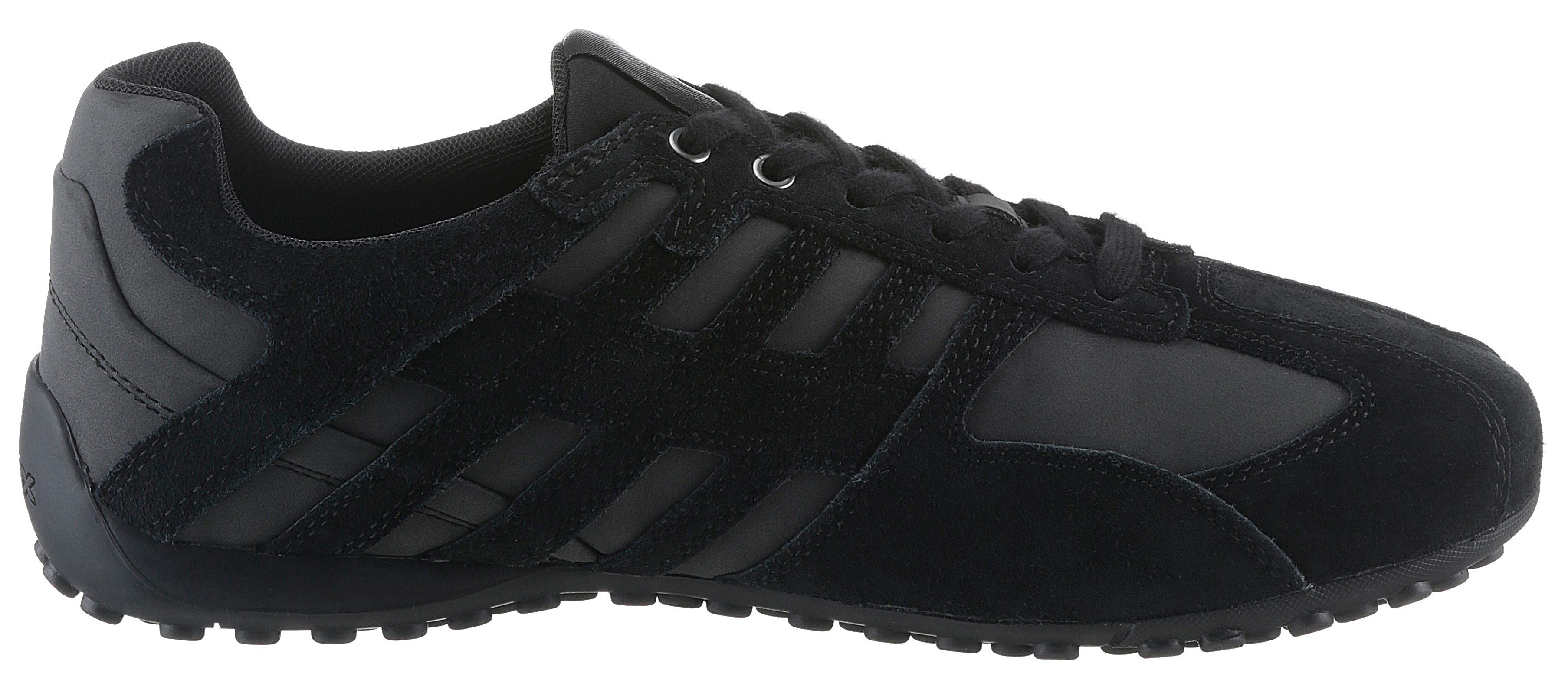 Geox Sneakers UOMO SNAKE A Vrijetijdsschoen, lage schoen, veterschoen met uitneembare binnenzool