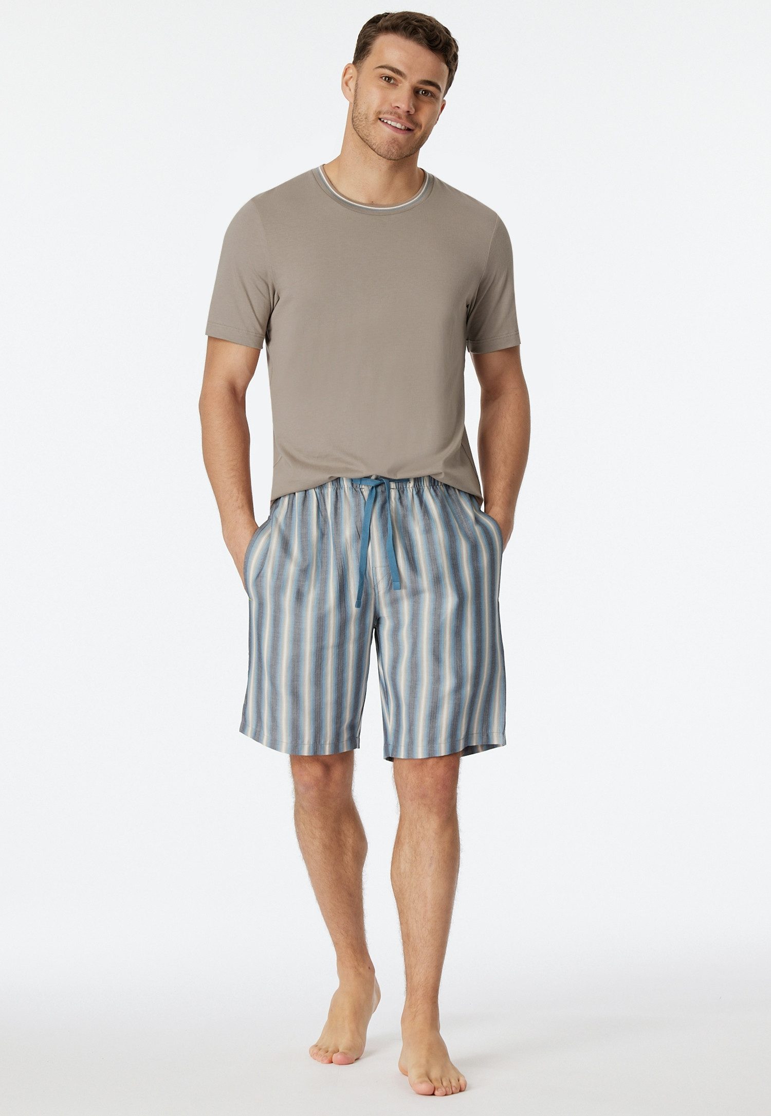 Schiesser Loungebroek Mix+Relax met praktische zakken opzij (1-delig)