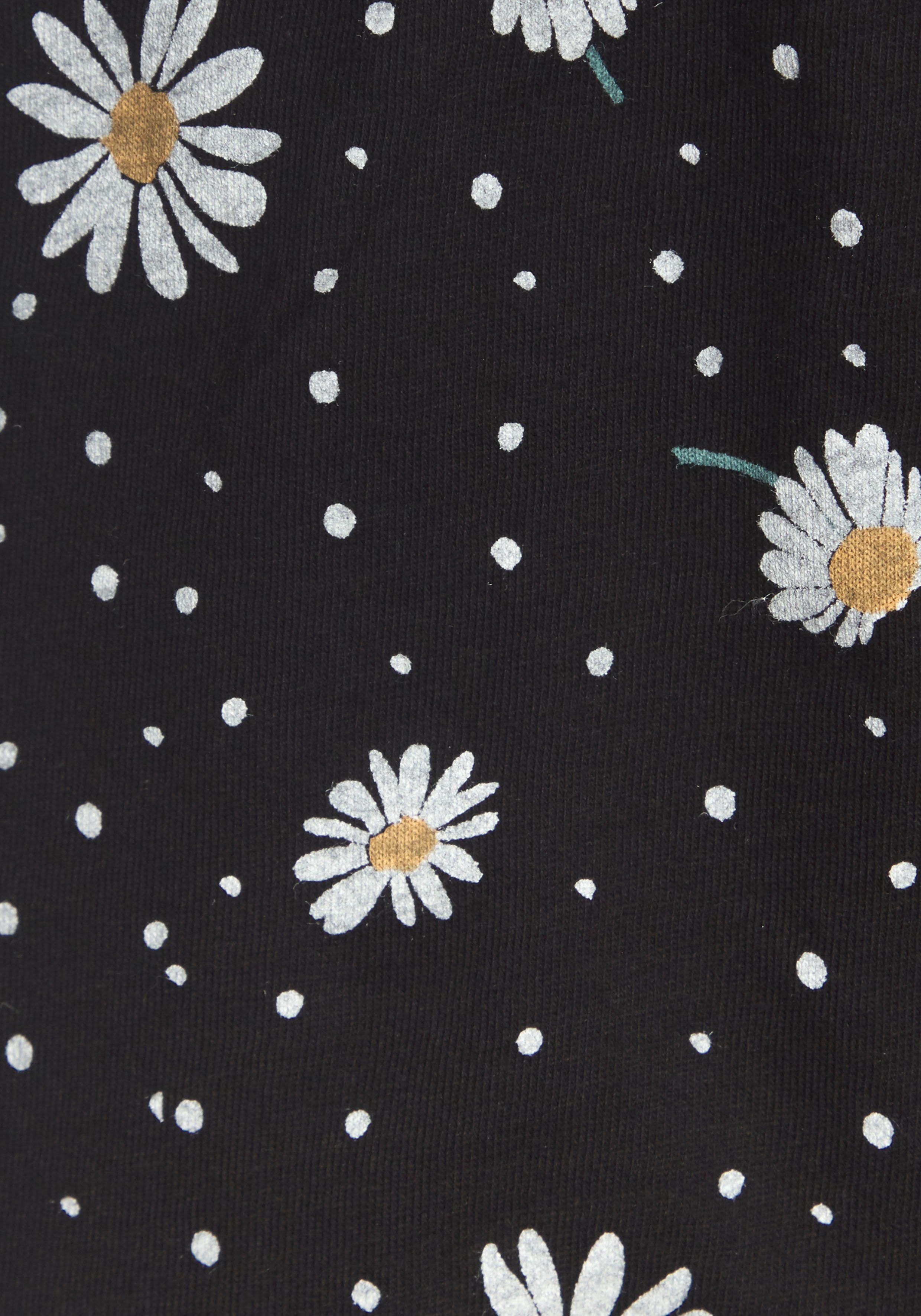 Vivance Dreams Shortama met madeliefje-print (2-delig, 1 stuk)