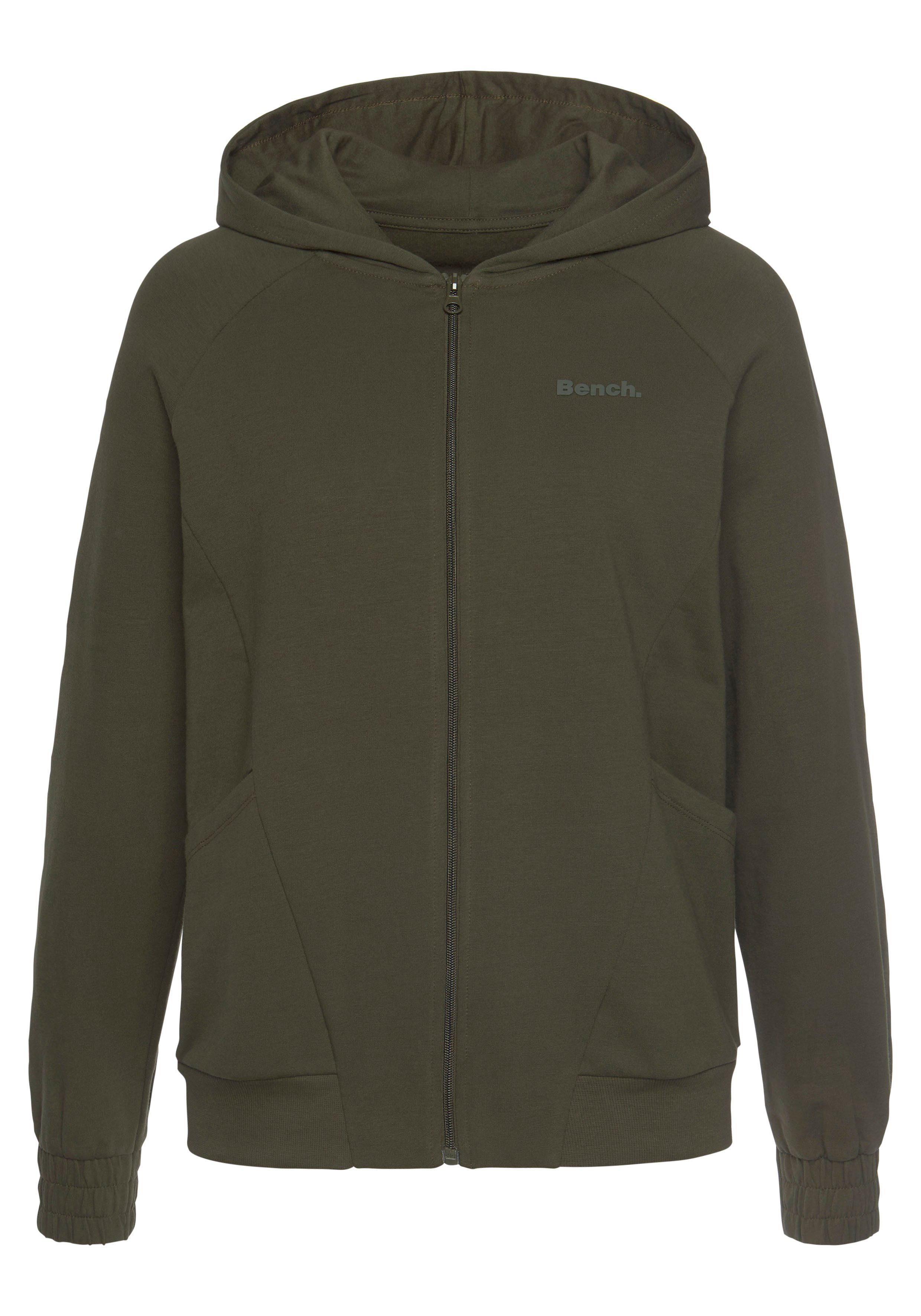 Bench. Loungewear Capuchonsweatvest met sportieve deelnaad, loungepak