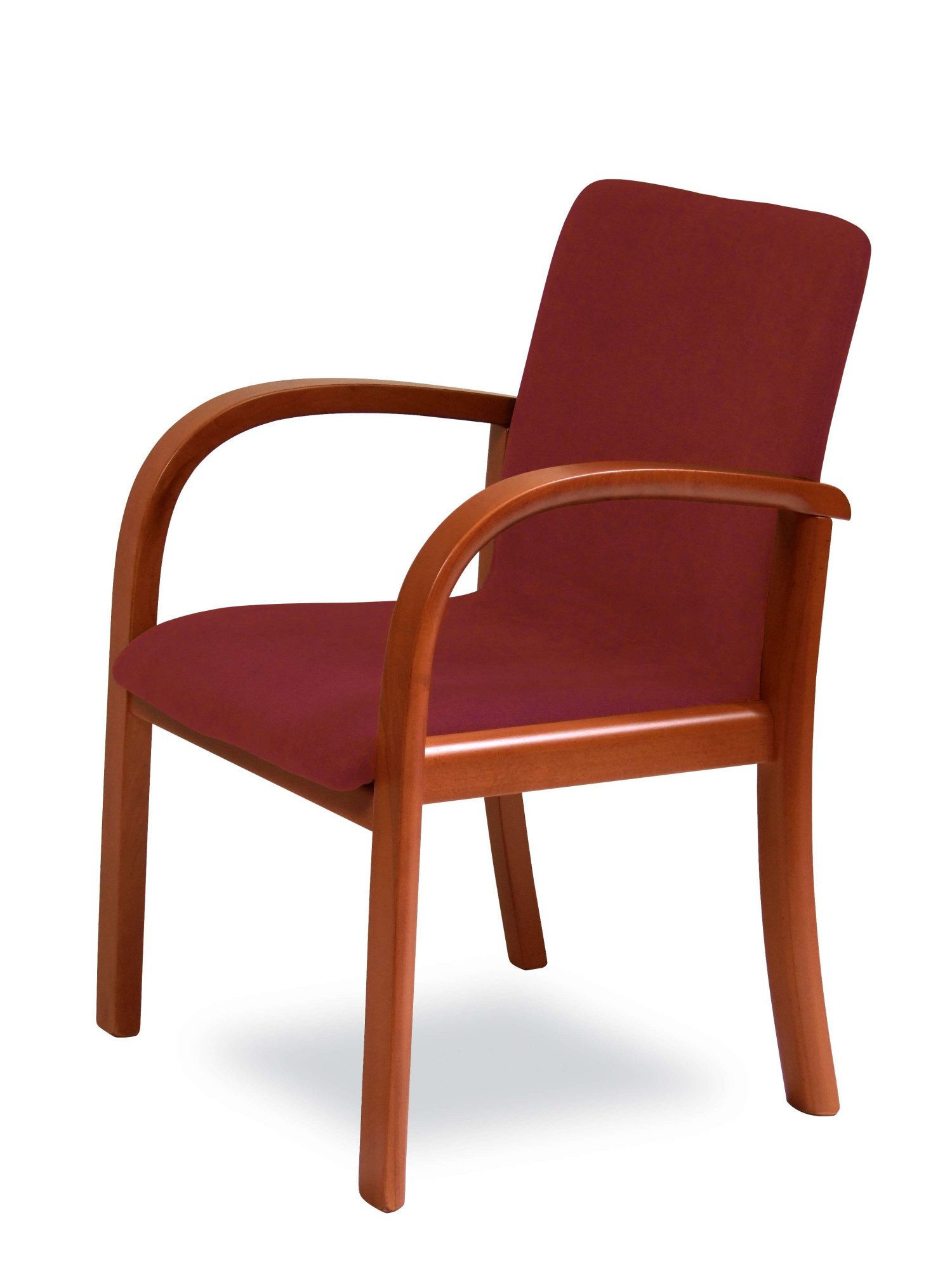 Home affaire Eetkamerstoel LINA707 Extra-comfort, vlekbestendig weefsel, massief hout (1 stuk)