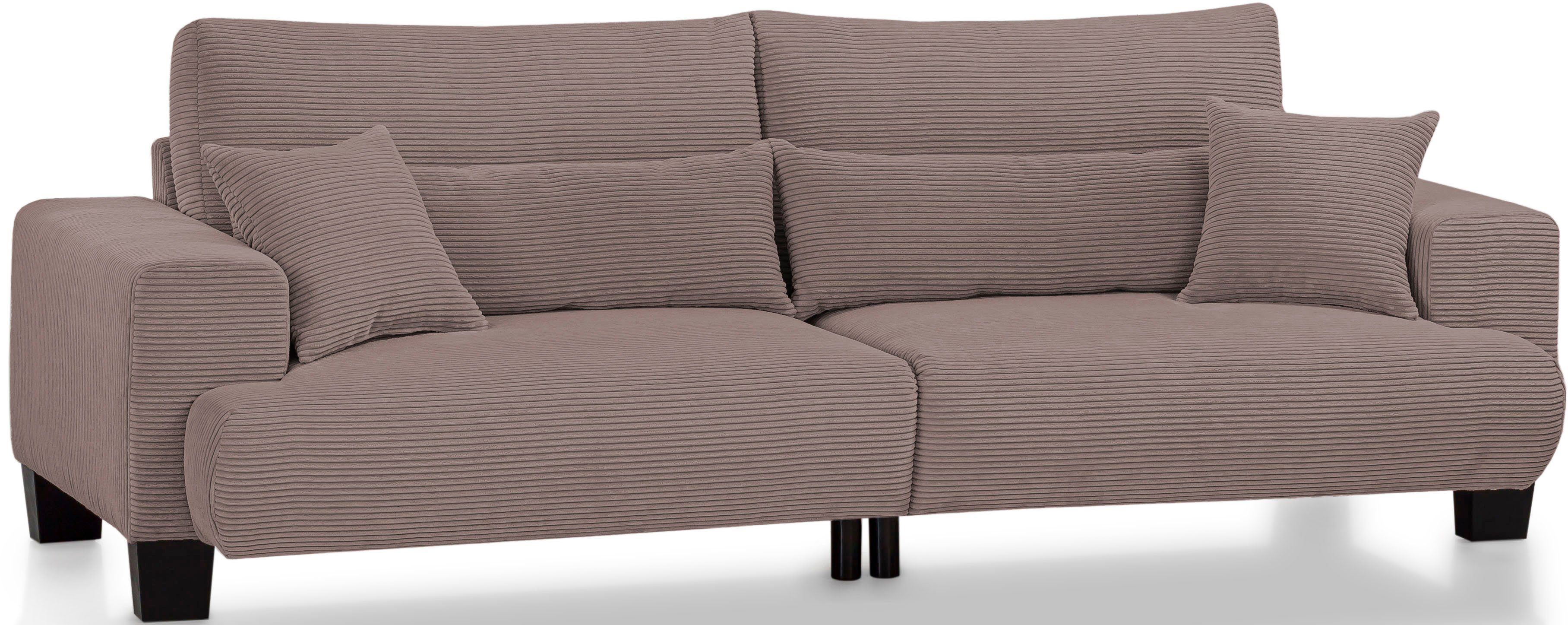 exxpo - sofa fashion Megabank Big Ayo inclusief losse rug- en sierkussens, vrij plaatsbaar
