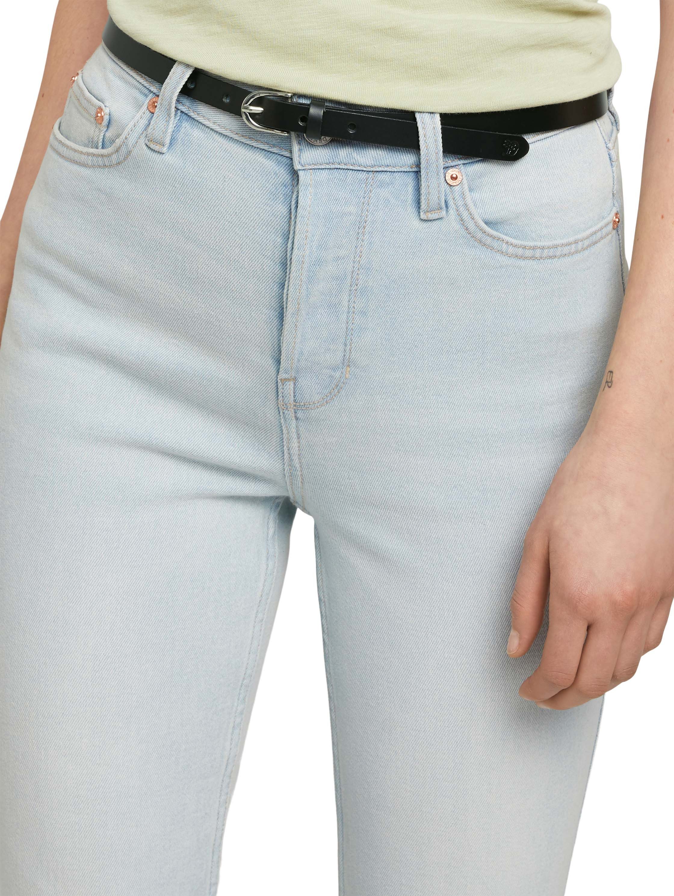 Tom Tailor Synthetische riem TTDPAULA van glad echt leer met filigraan gesp - 1,5 cm smal