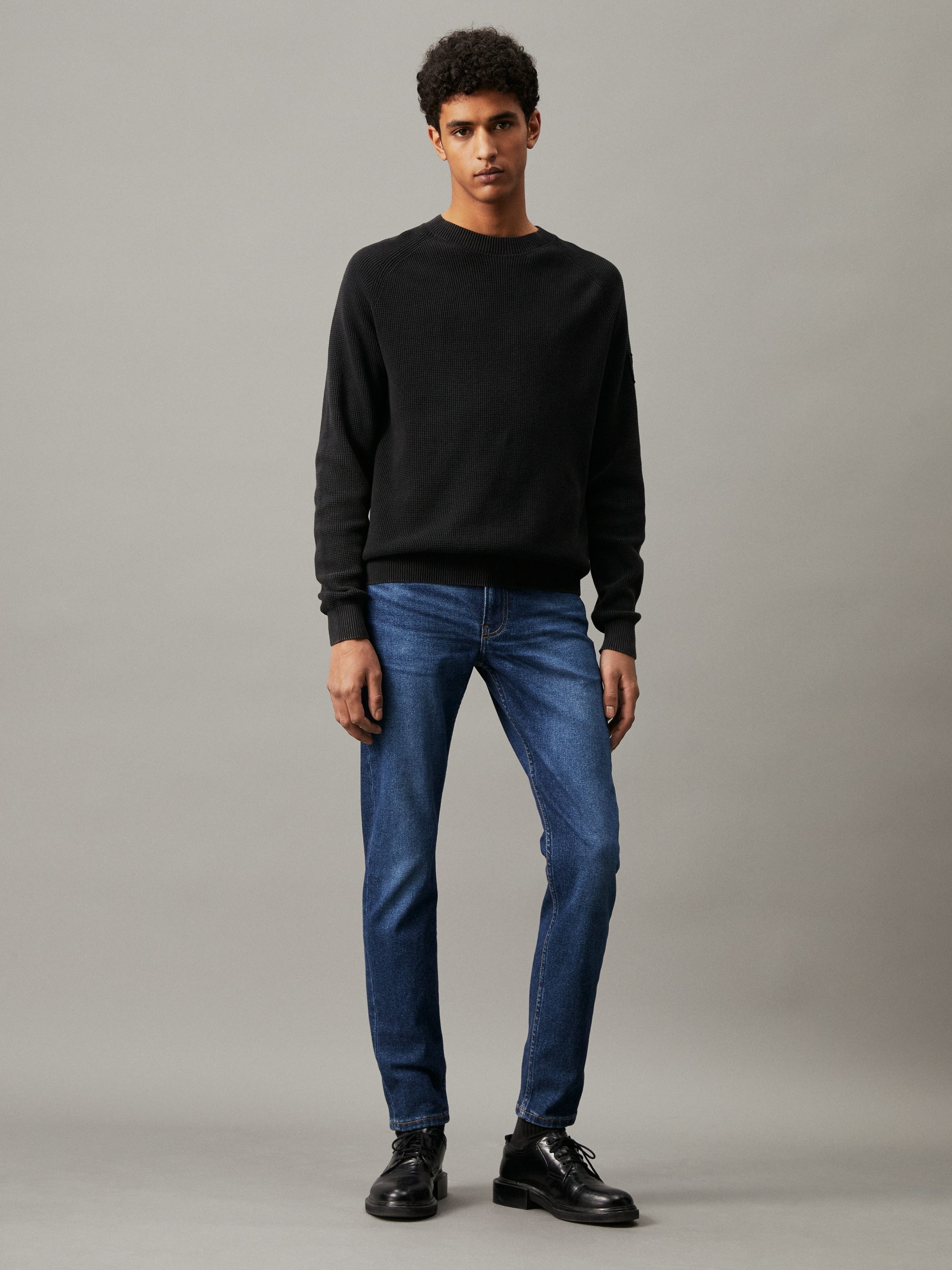 Calvin Klein Slim fit jeans SLIM TAPER in een klassiek 5-pocketsmodel