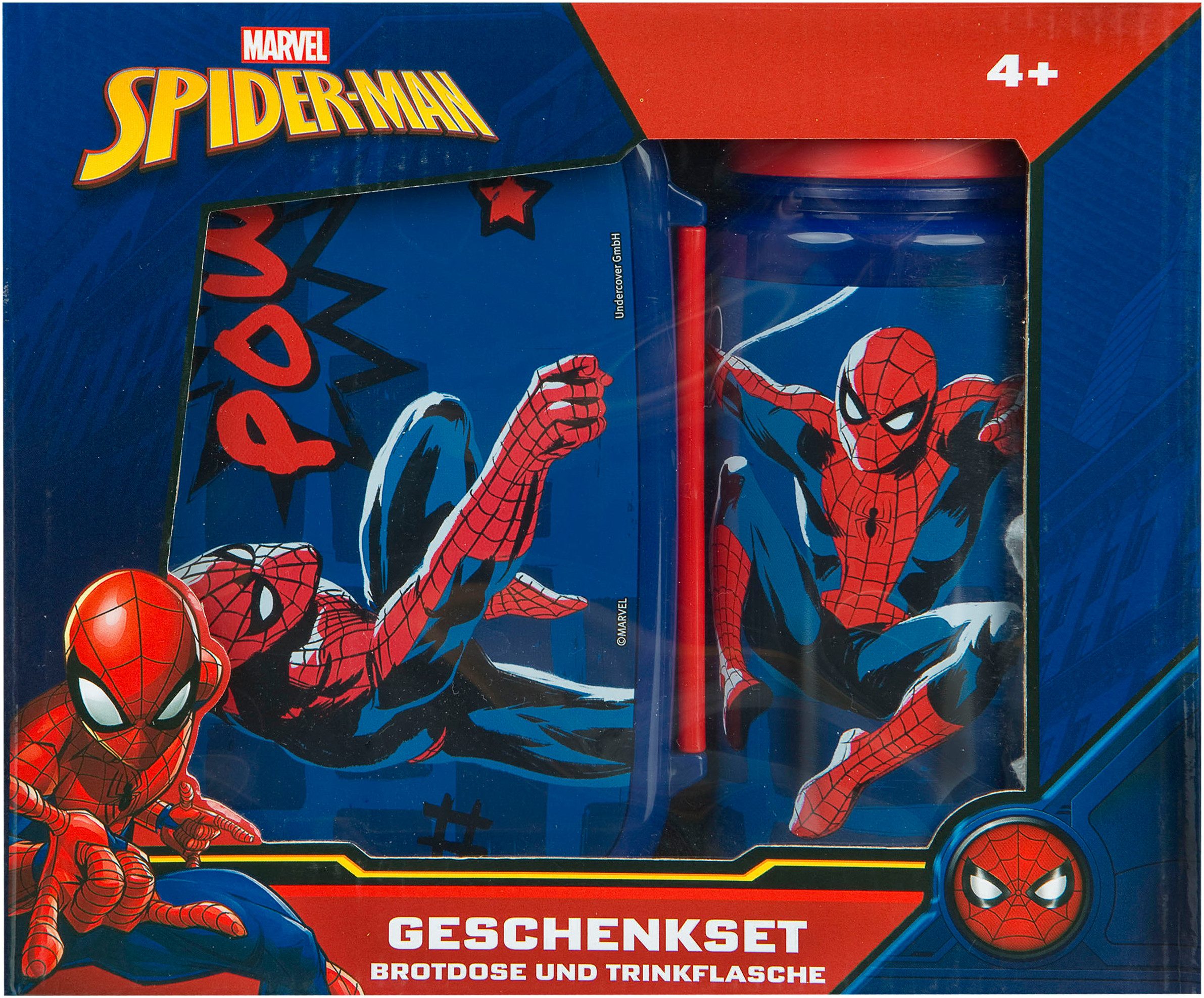 Scooli Lunchbox Spiderman met waterfles (set, 2-delig)