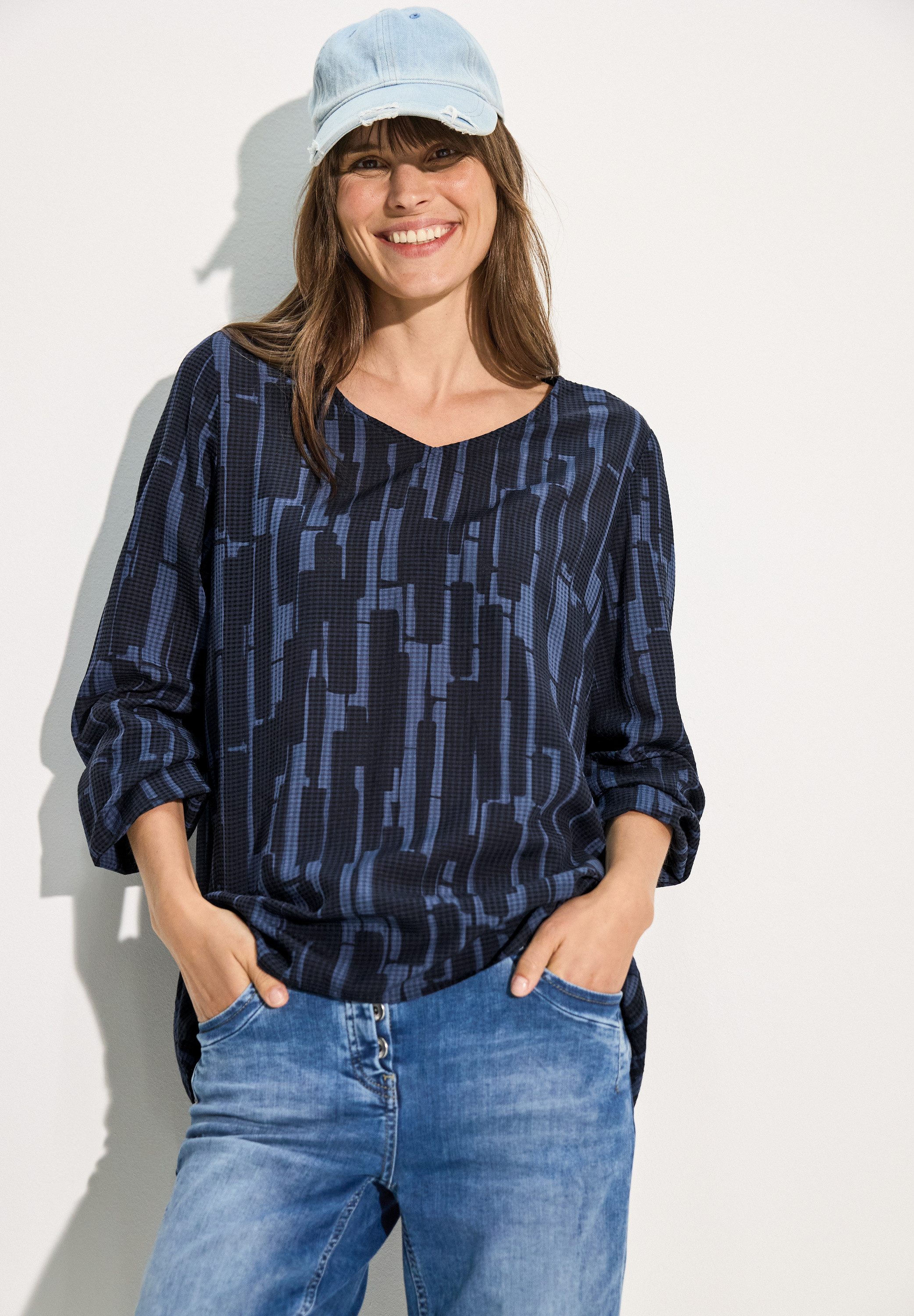 Cecil Blouse met lange mouwen met print all-over