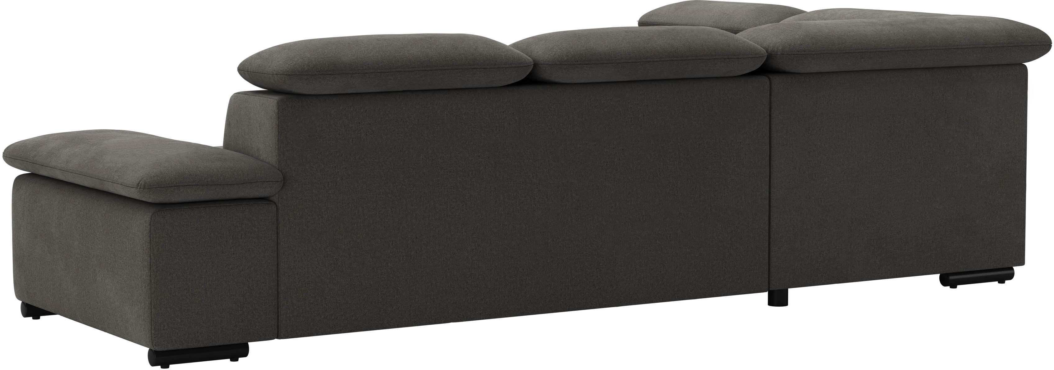 sit&more Hoekbank Alcudia L-vorm met armverstelling, optionele hoofdeindverstelling en bedfunctie