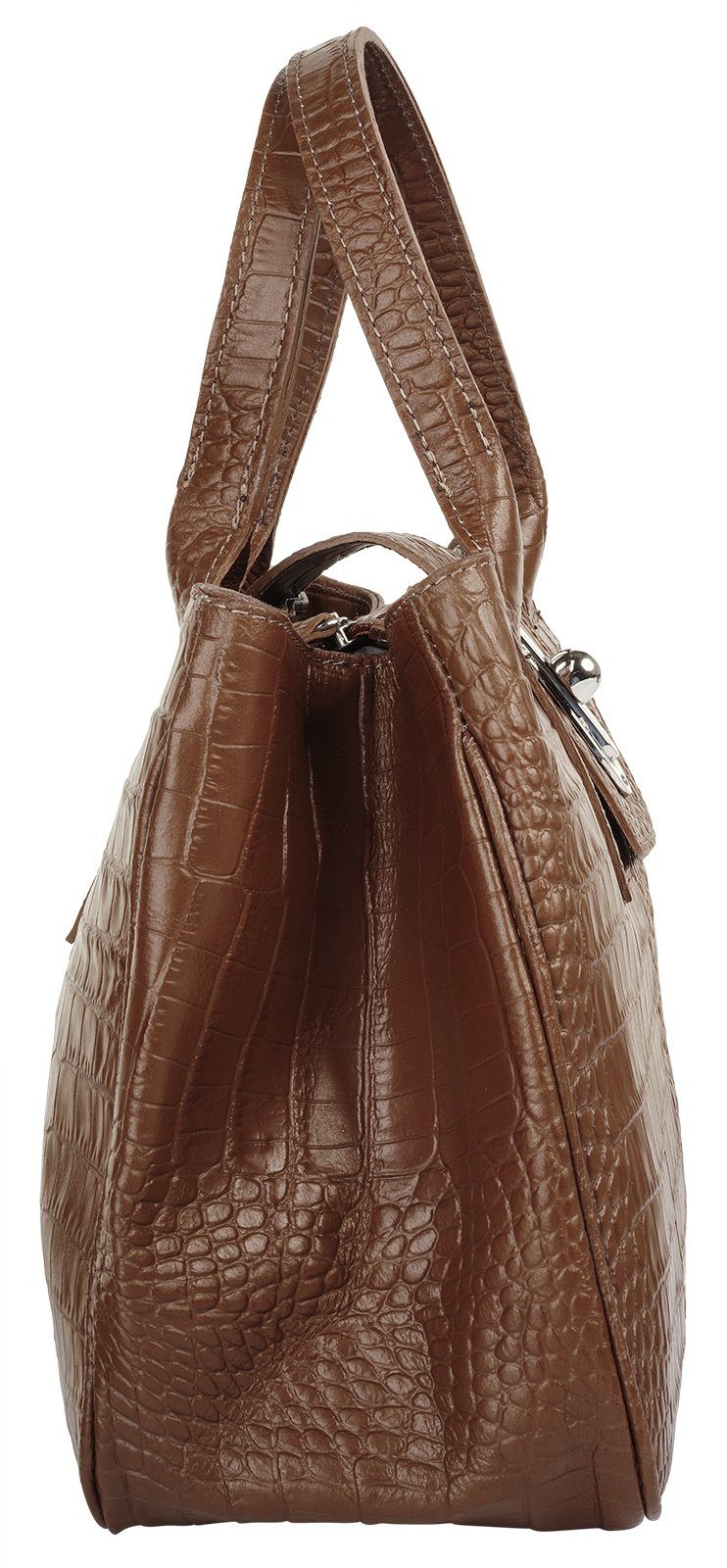 Cluty Tas echt leer, made in italy (1-delig)