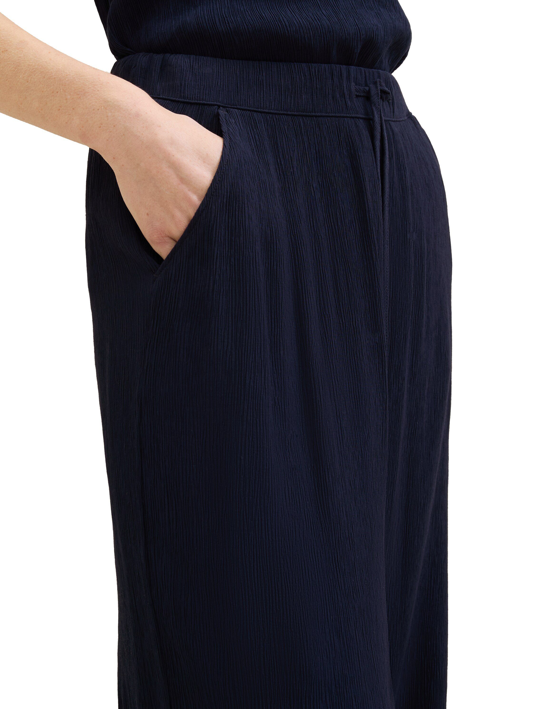 Tom Tailor Culotte in krinkel-look