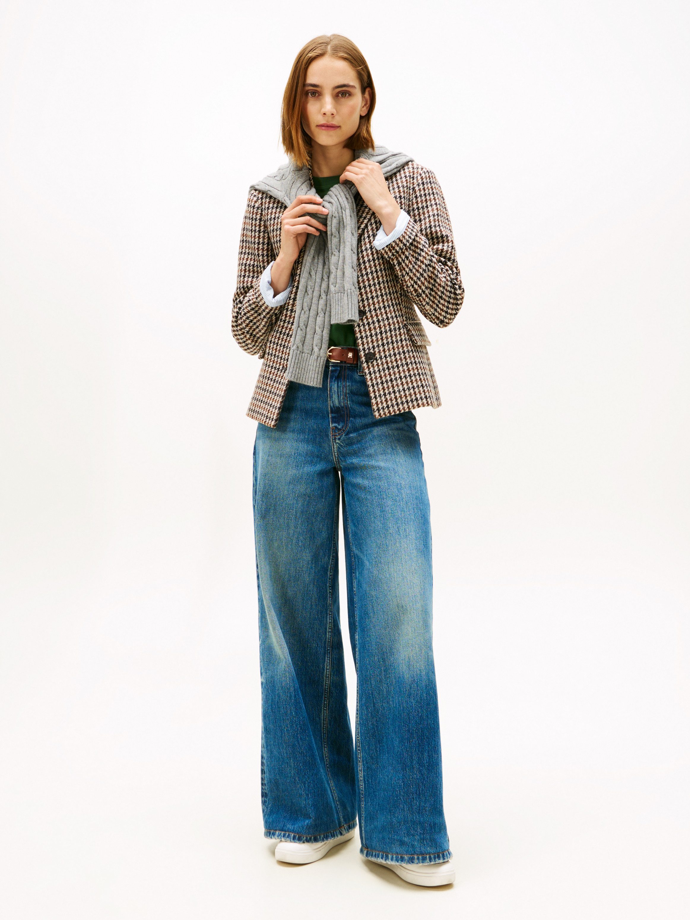 Tommy Hilfiger Korte blazer HERITAGE CHECK BLAZER