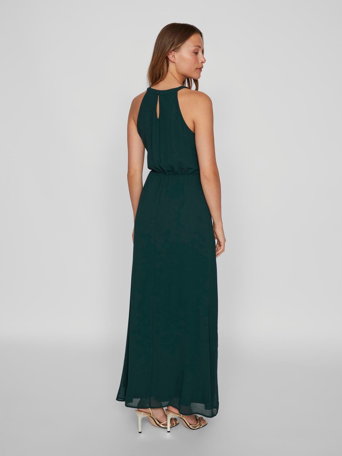 Vila Maxi-jurk VIMILINA HALTERNECK MAXI DRESS - NOOS