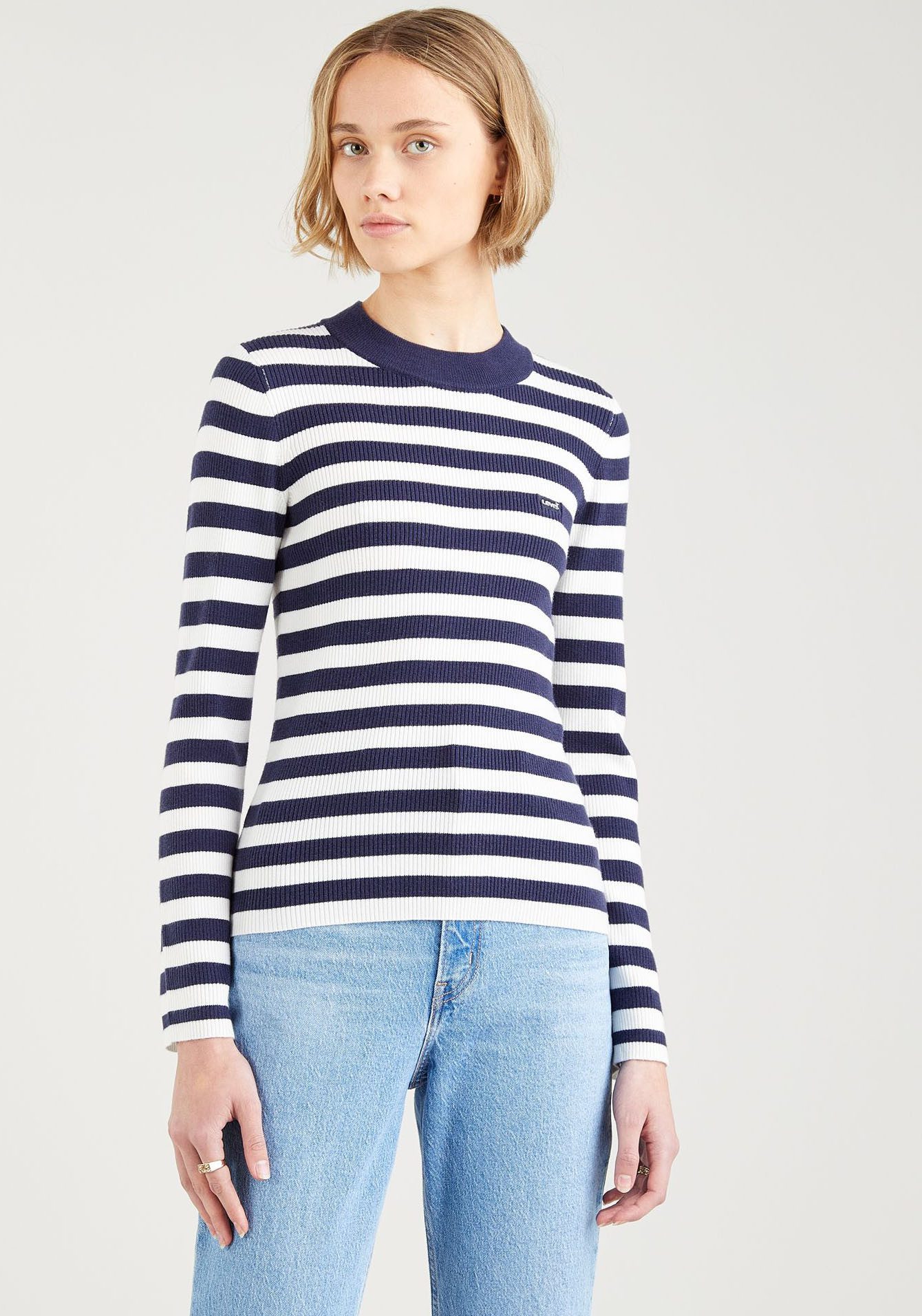 Levi's® Gebreide trui RIB SWEATER met batwing-logo