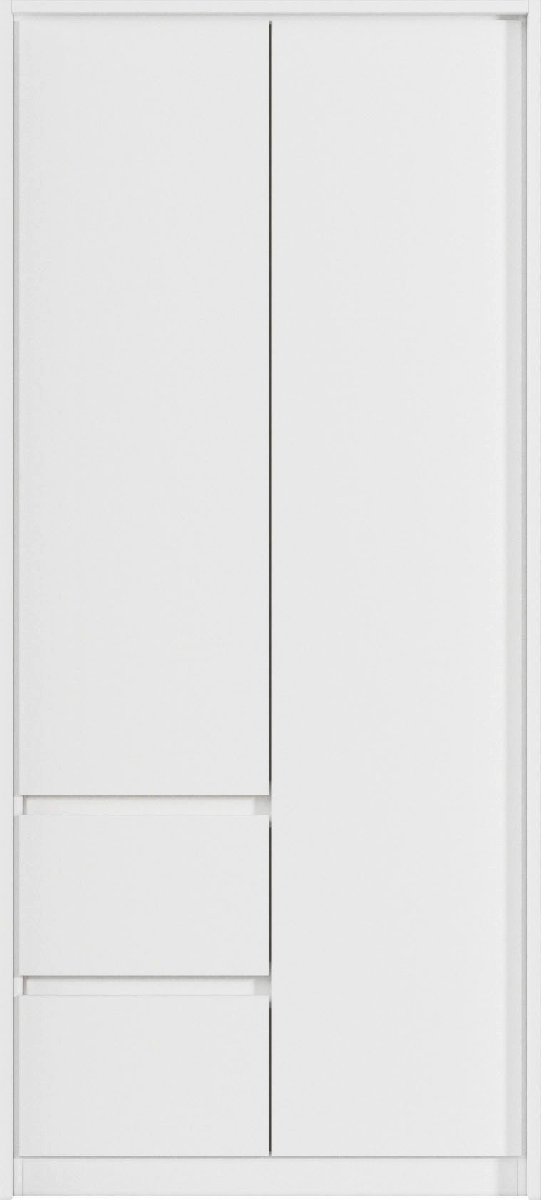rauch Draaideurkast Mainz met passe-partout optioneel met verlichting, buitendeuren met push-to-openfunctie